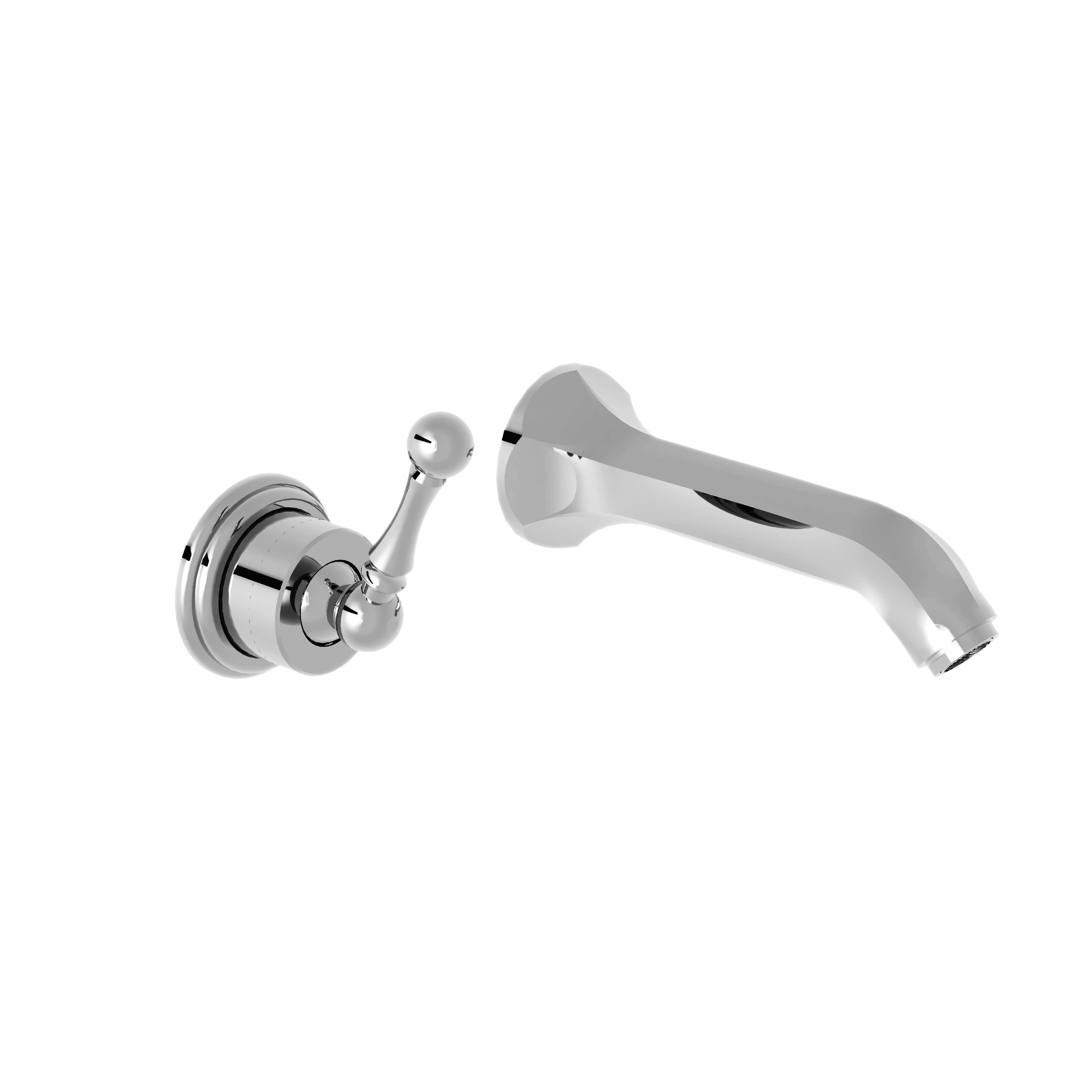 M30-1203M Wall mounted single lever basin mixer, built-in