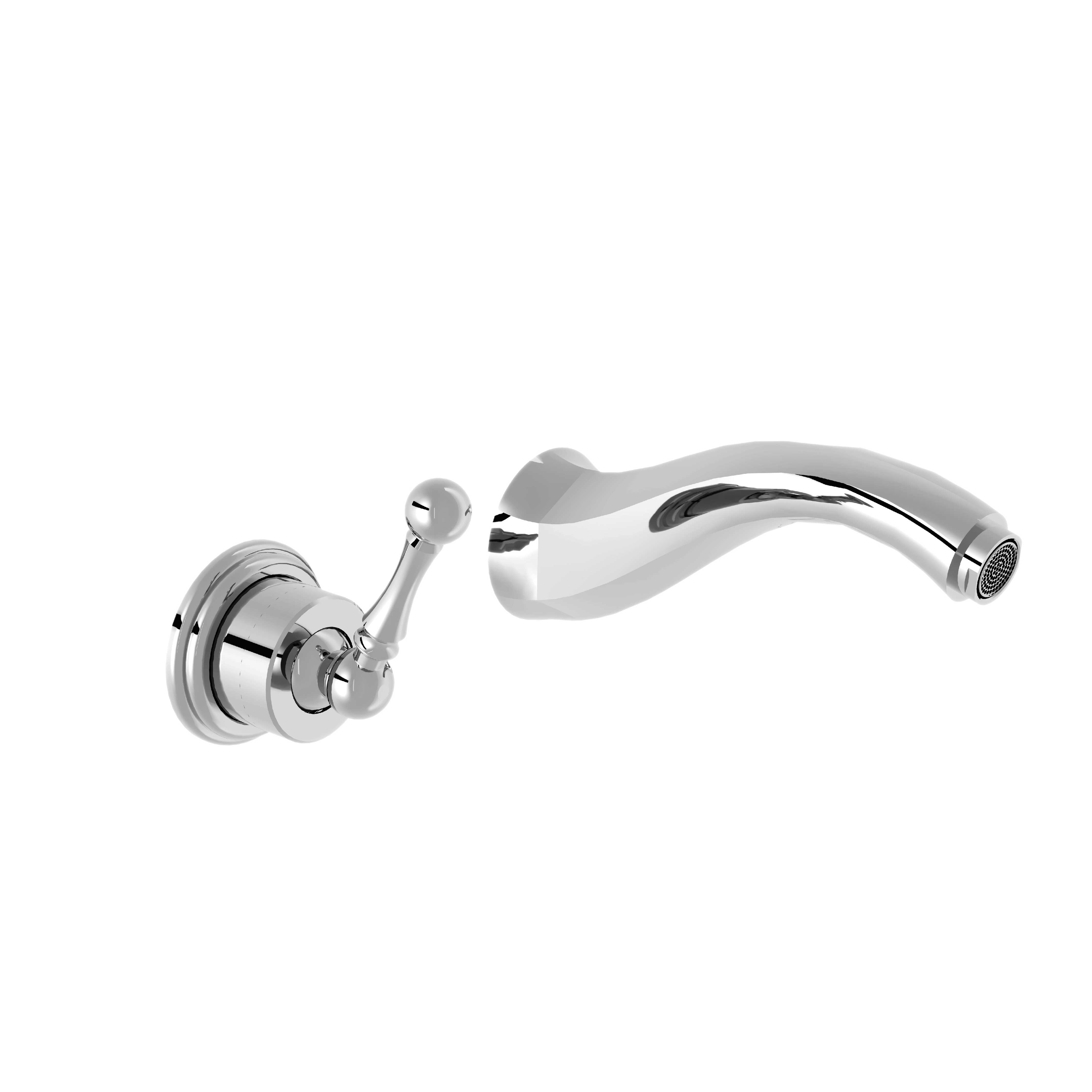 M30-1204M W-M single lever basin mixer, built-in, high spout