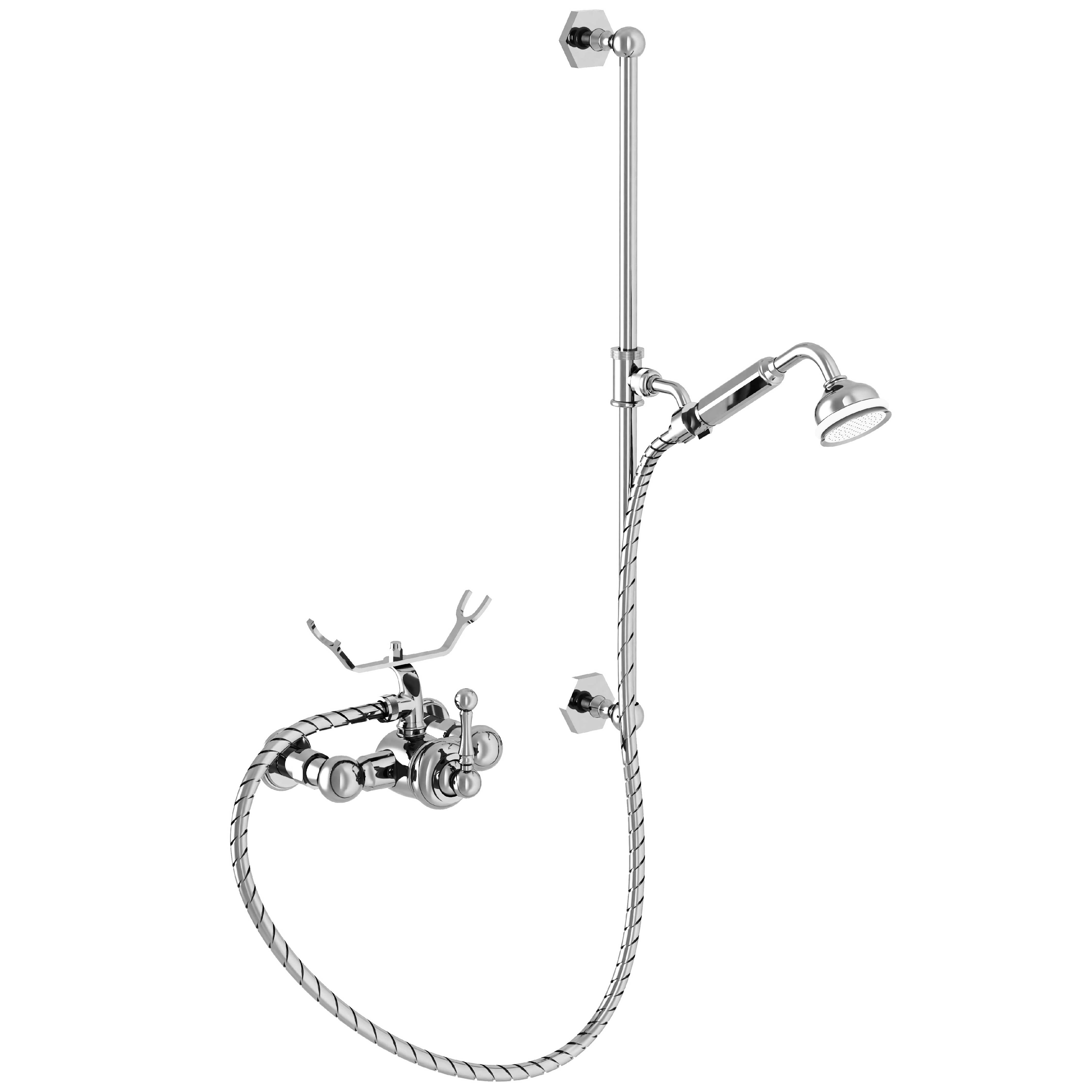 M30-2202M Single-lever shower mixer with sliding bar