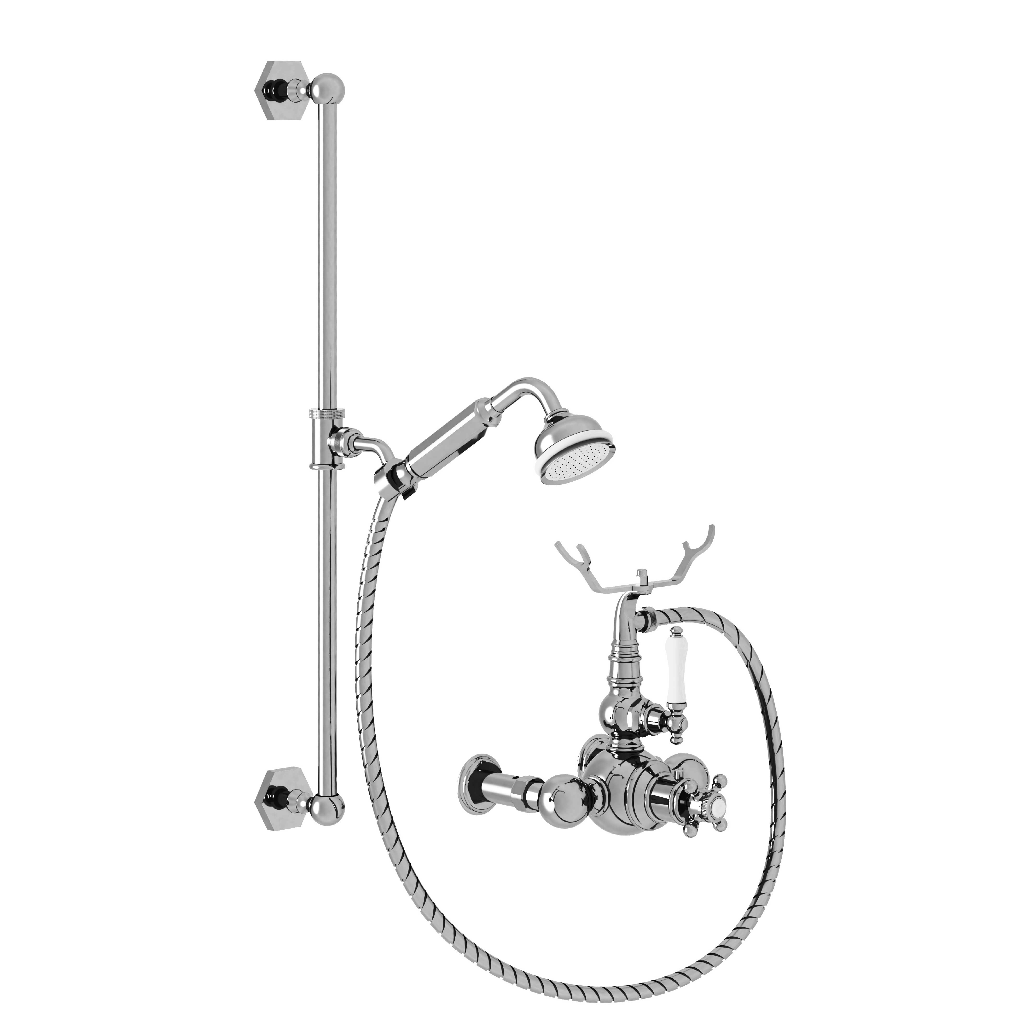 M30-2202T Thermo. shower mixer with sliding bar