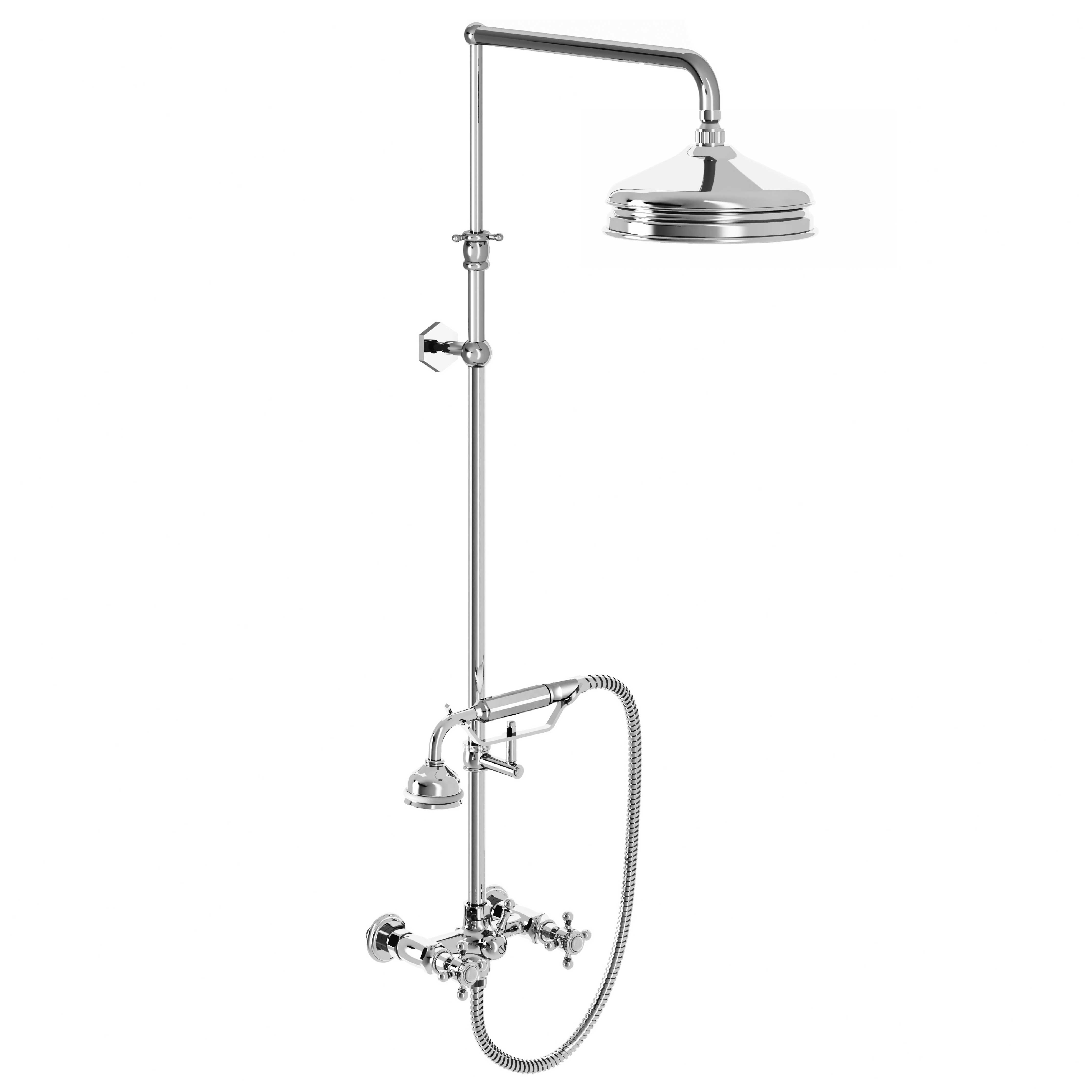 M30-2204 Shower mixer with column, anti-scaling