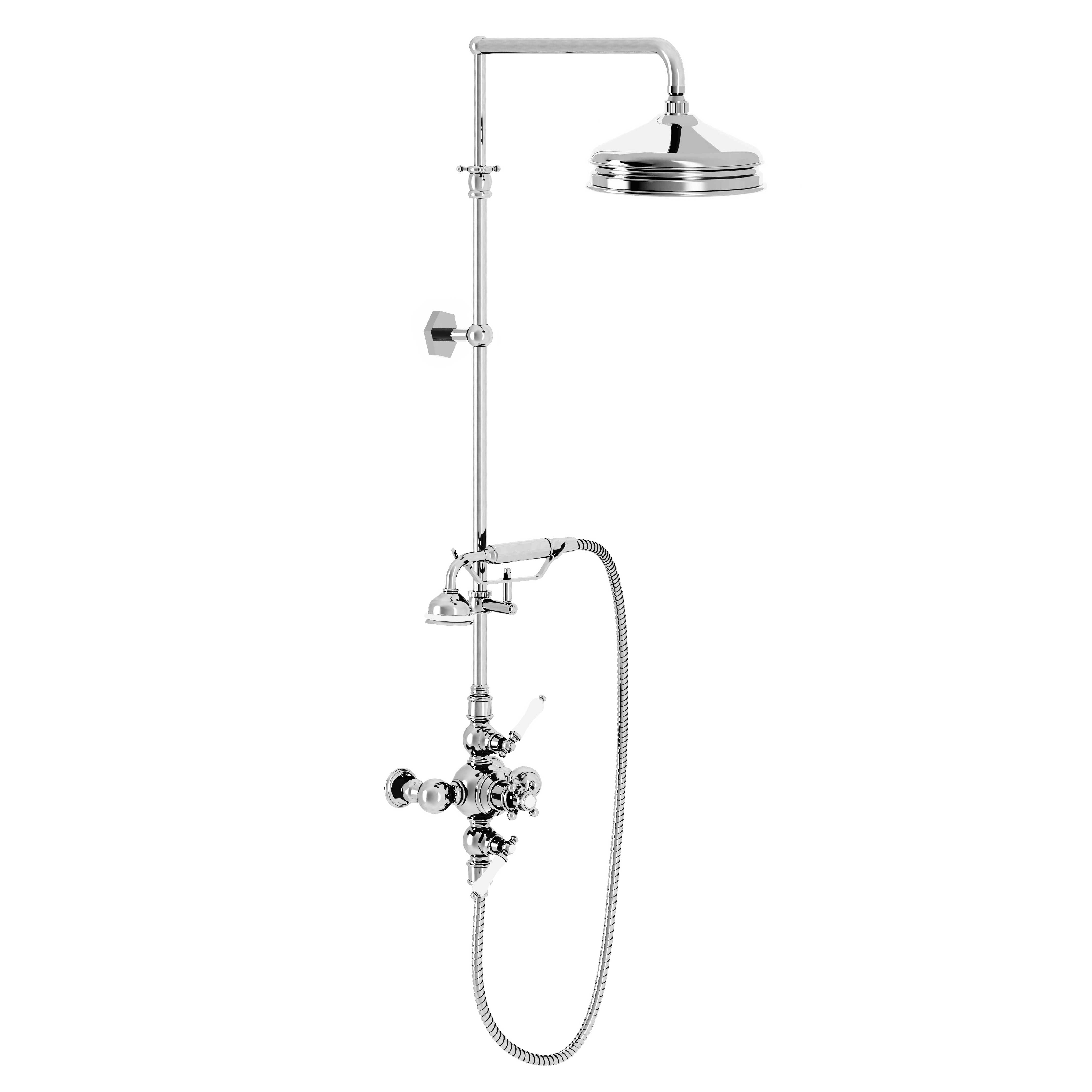 M30-2204T Thermo. shower mixer with column, anti-scaling