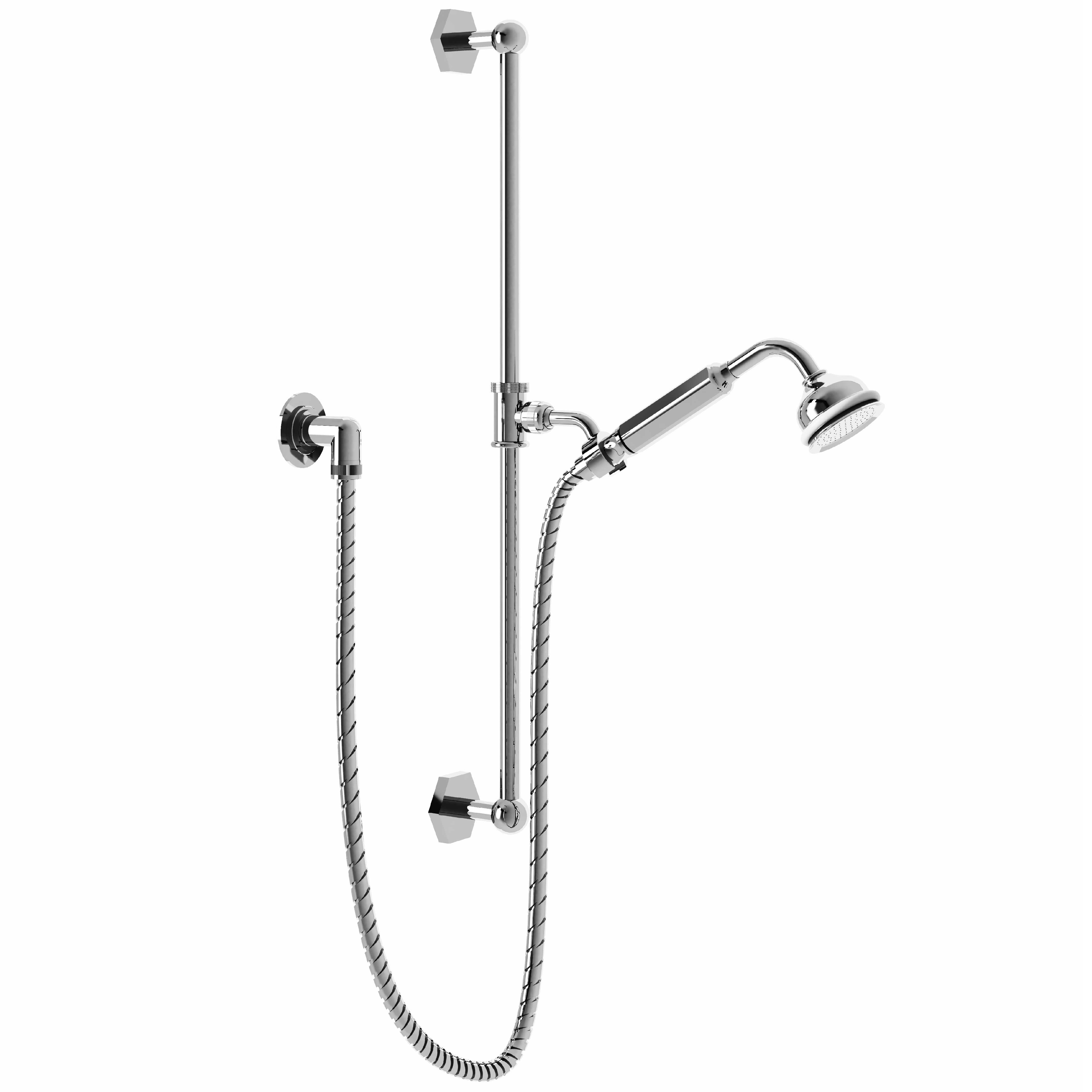 M30-2211 Wall shower set on sliding bar