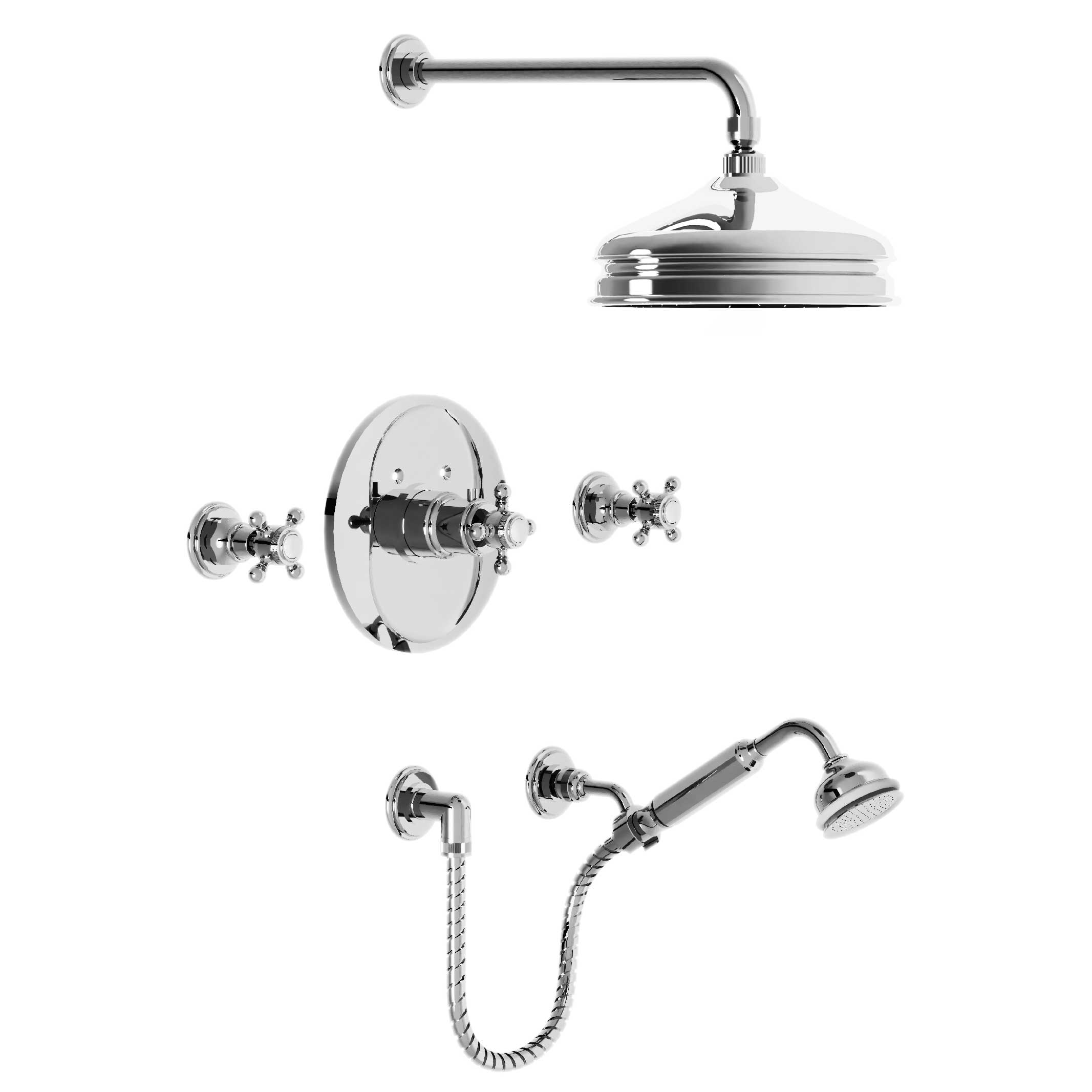 M30-2308T1 Ensemble douche avec mitigeur thermostatique