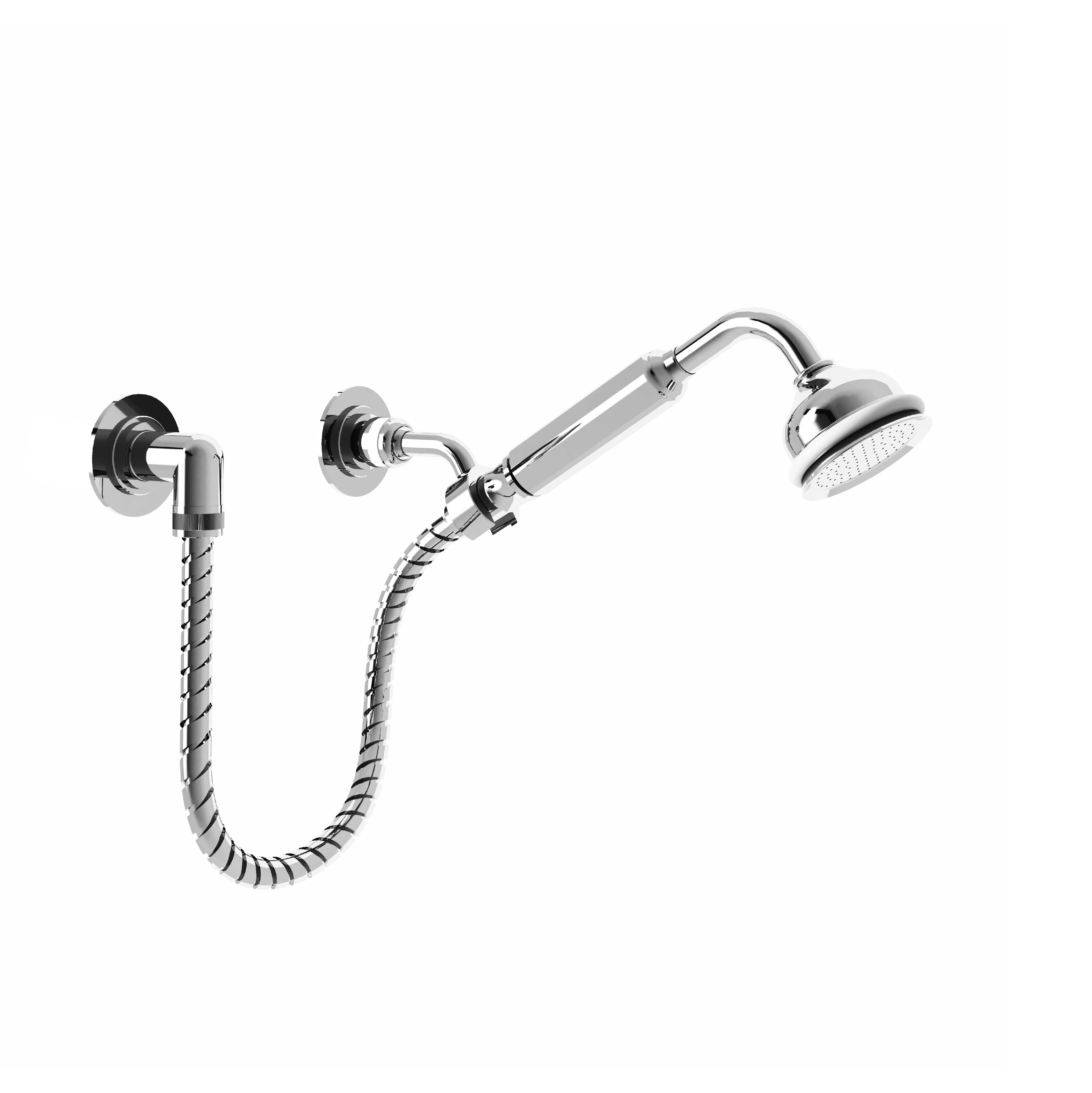 M30-3212 Wall shower set on swivel hook