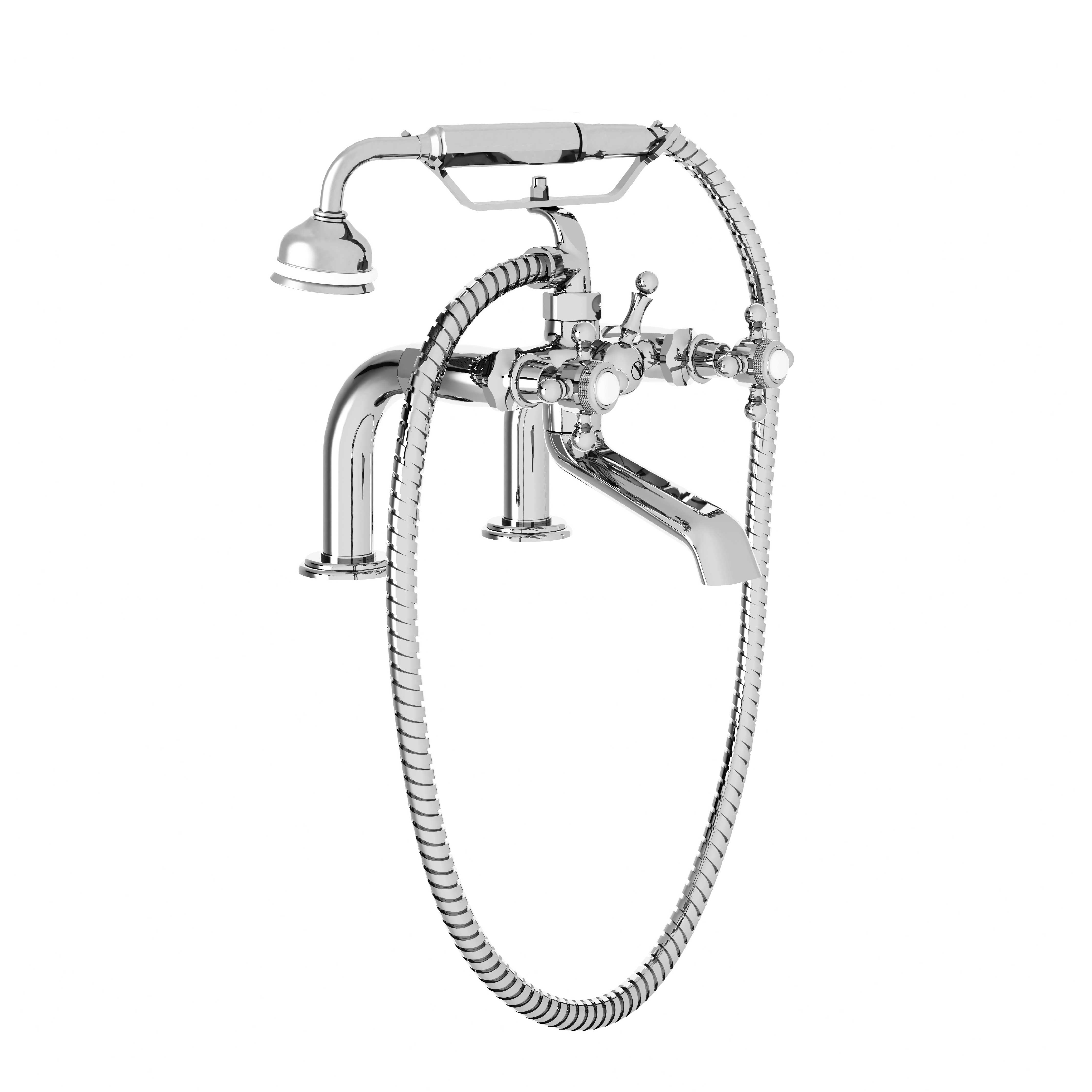 M30-3306 Rim mounted bath and shower mixer