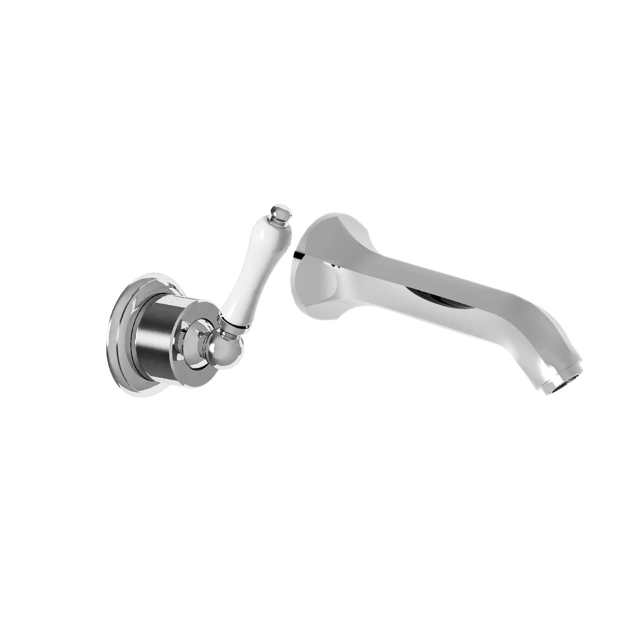 M32-1203M Wall mounted single lever basin mixer, built-in
