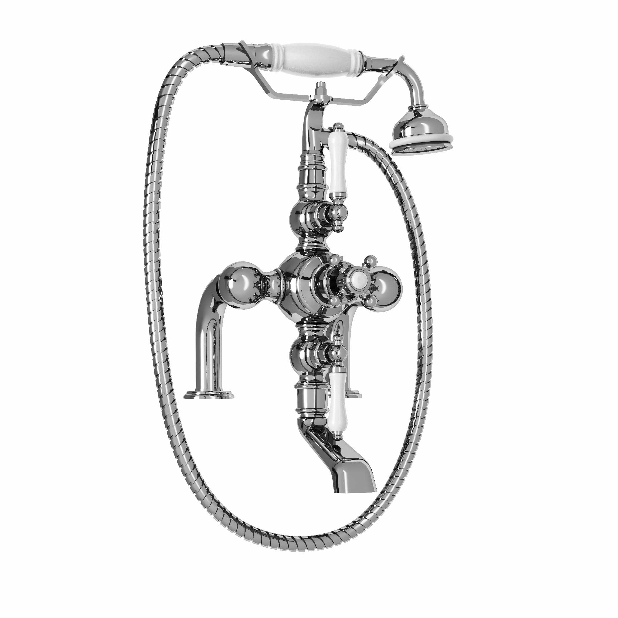 M32-3306T Rim mounted thermo. bath and shower mixer