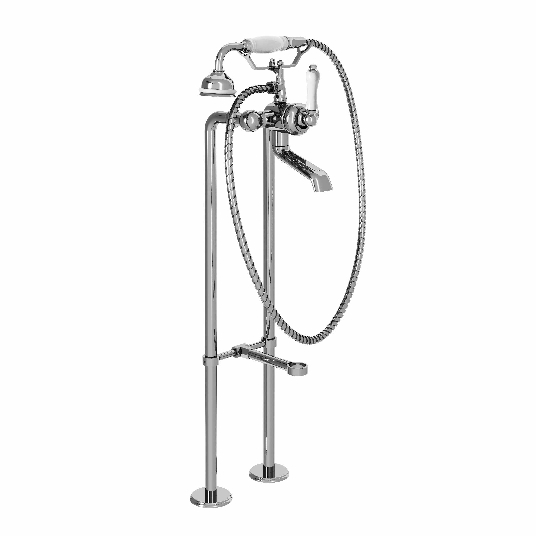 M32-3309M Floor mounted single-lever bath & shower mixer