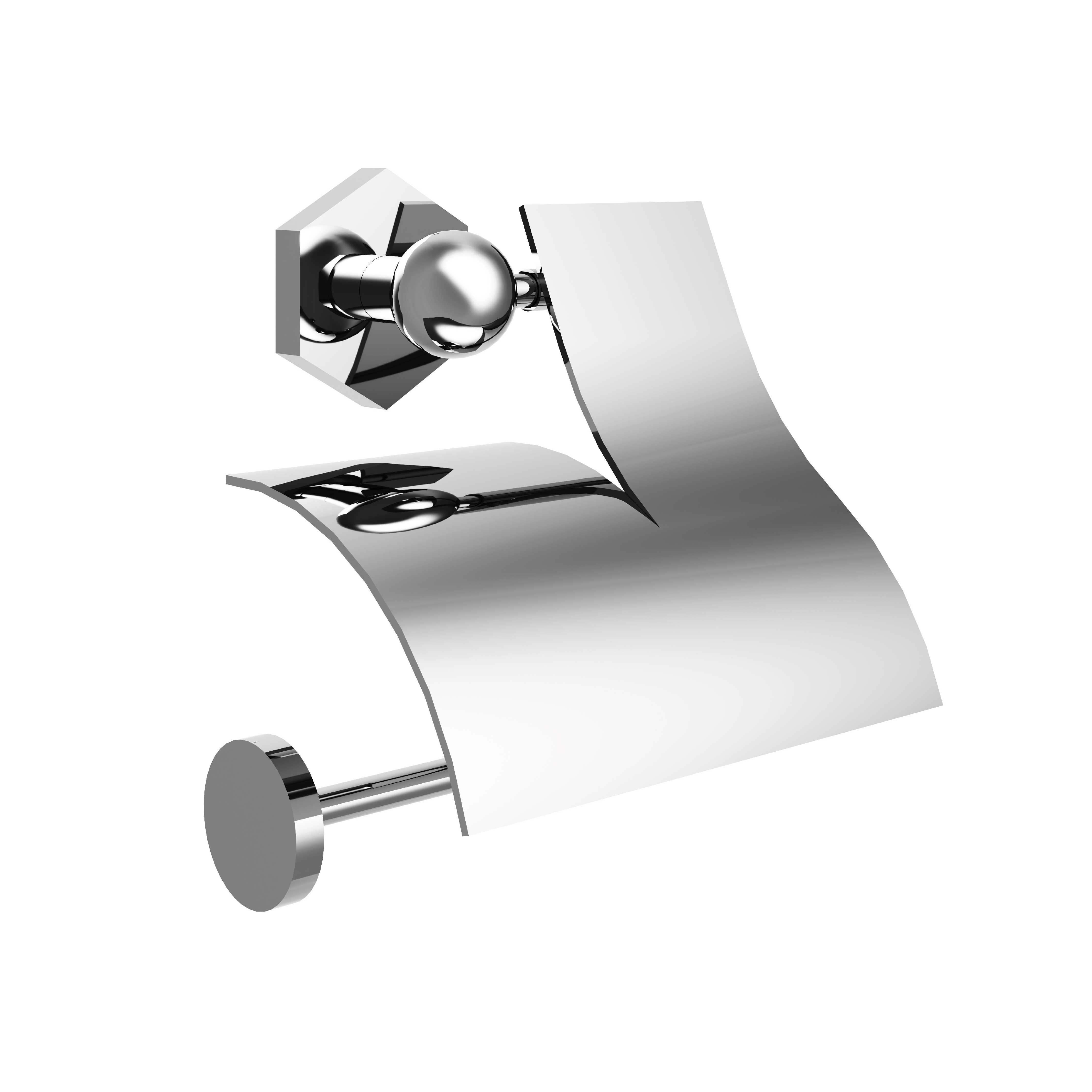 M32-503 Toilet roll holder with cover