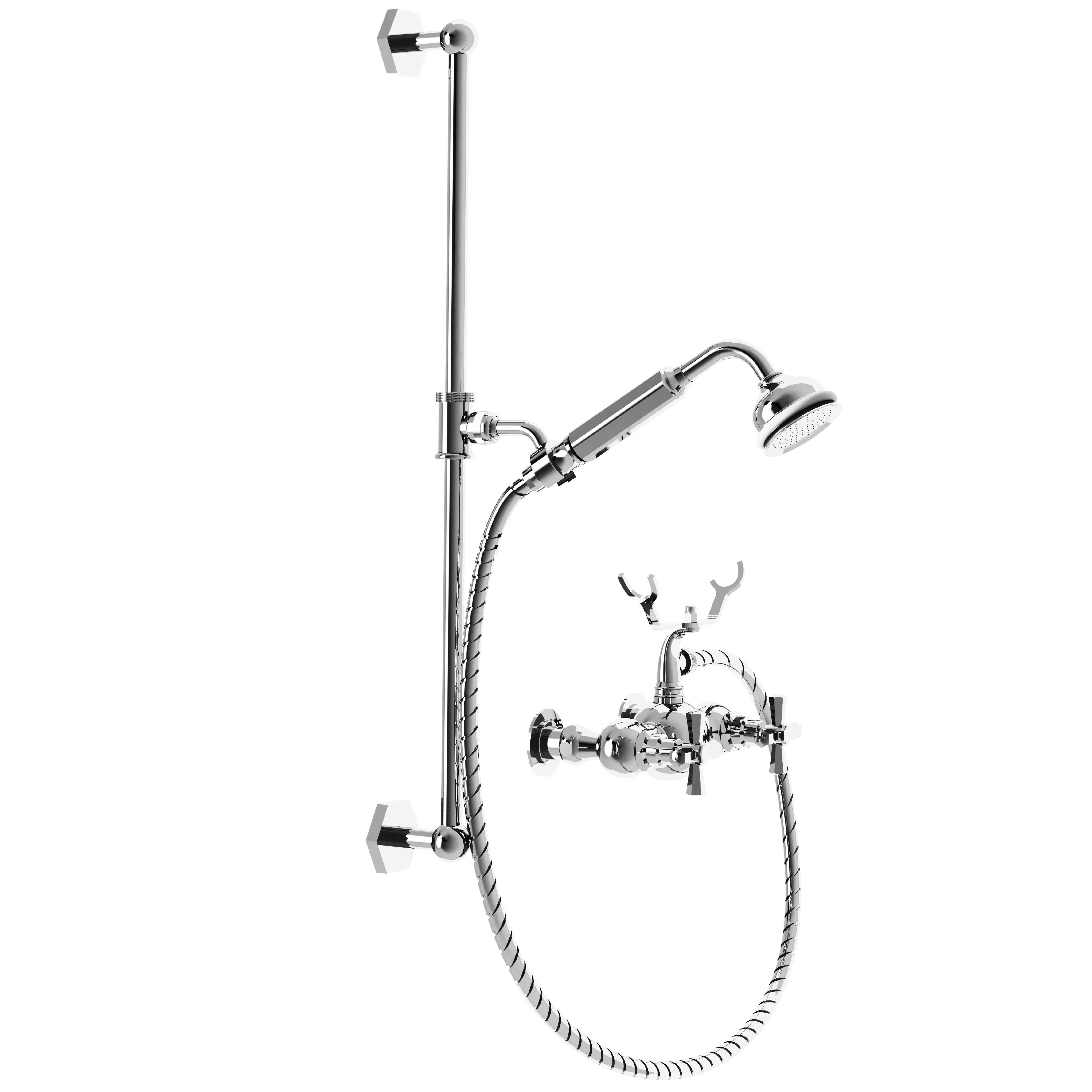 M38-2202 Shower mixer with sliding bar