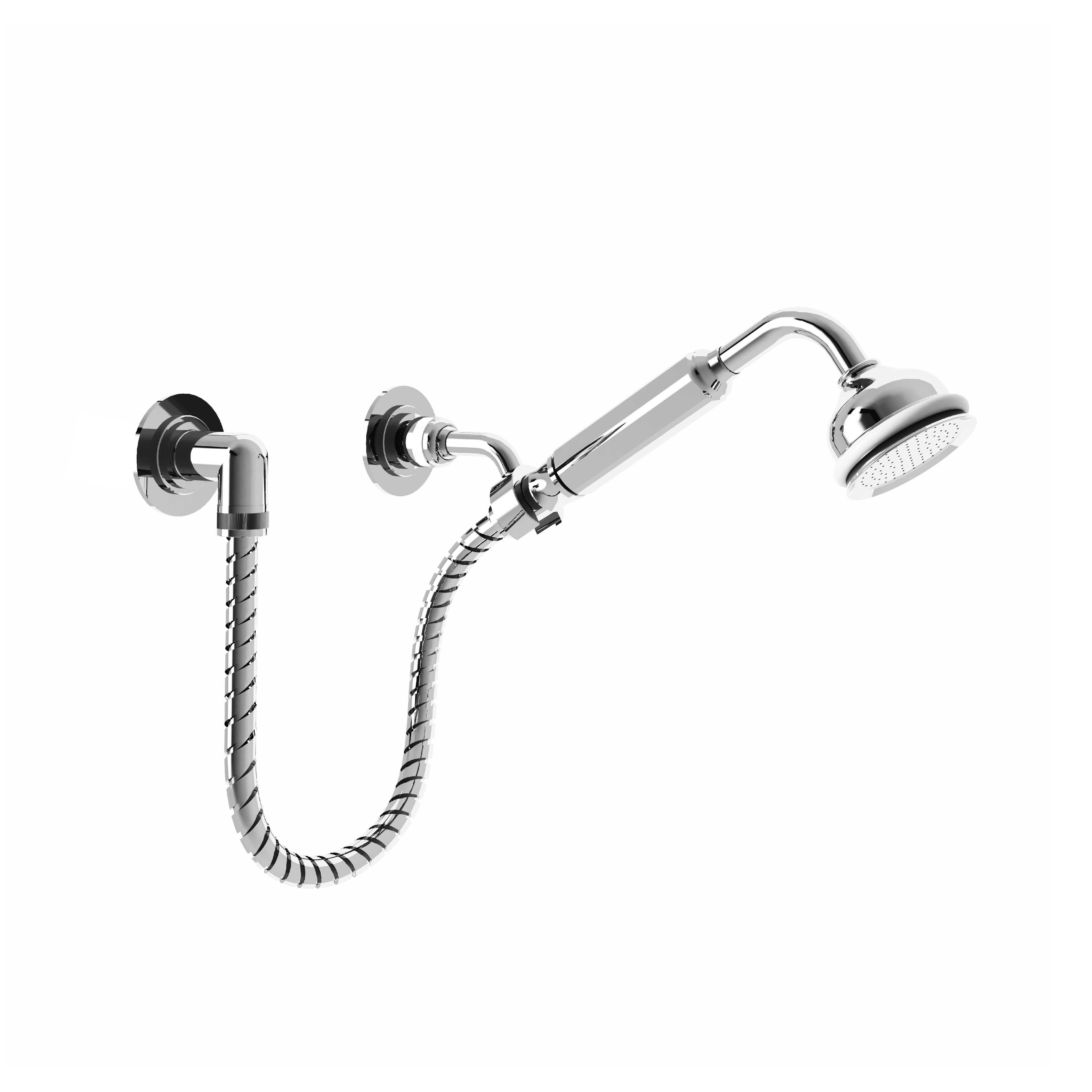 M38-2212 Wall shower set on swivel hook