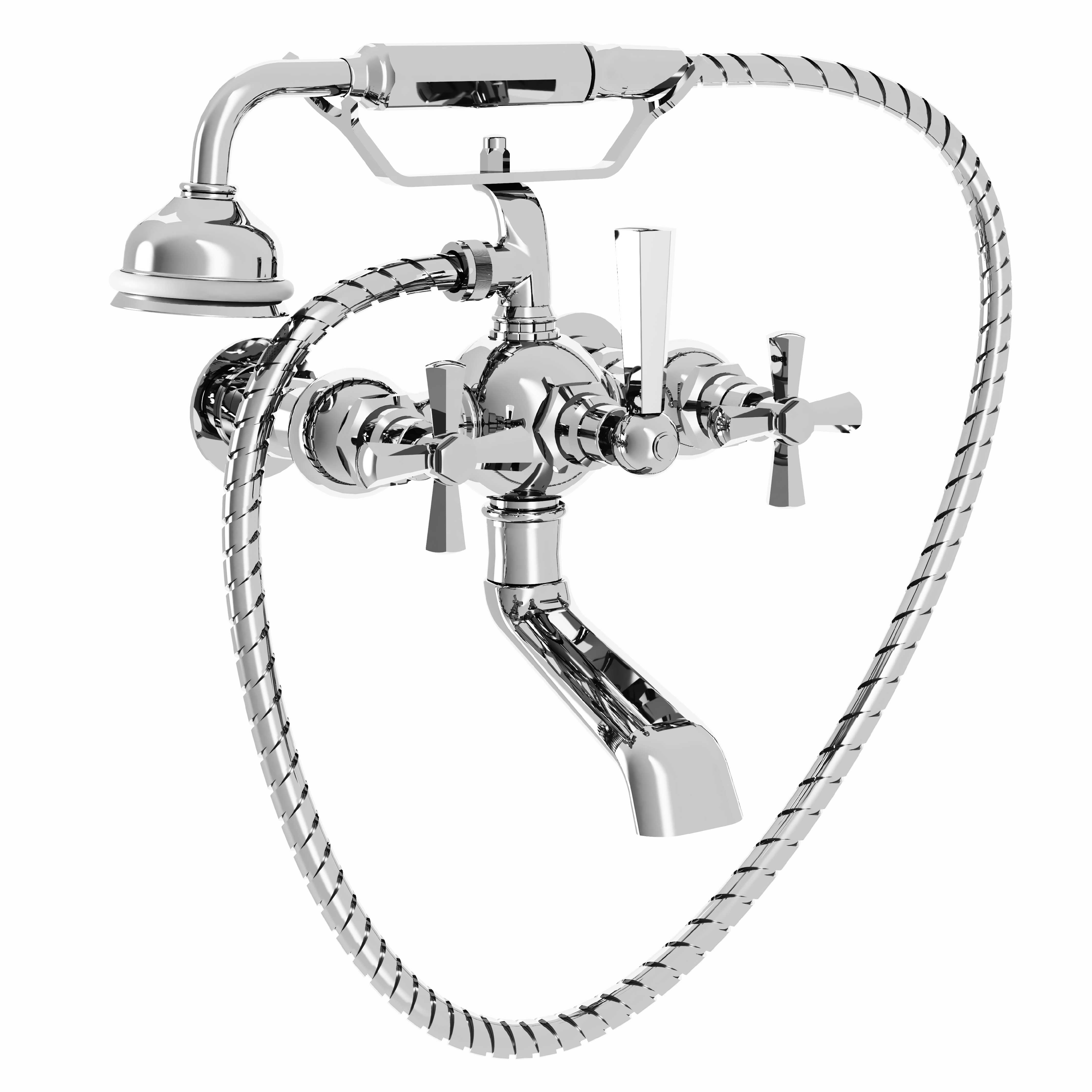 M38-3201 Wall mounted bath and shower mixer