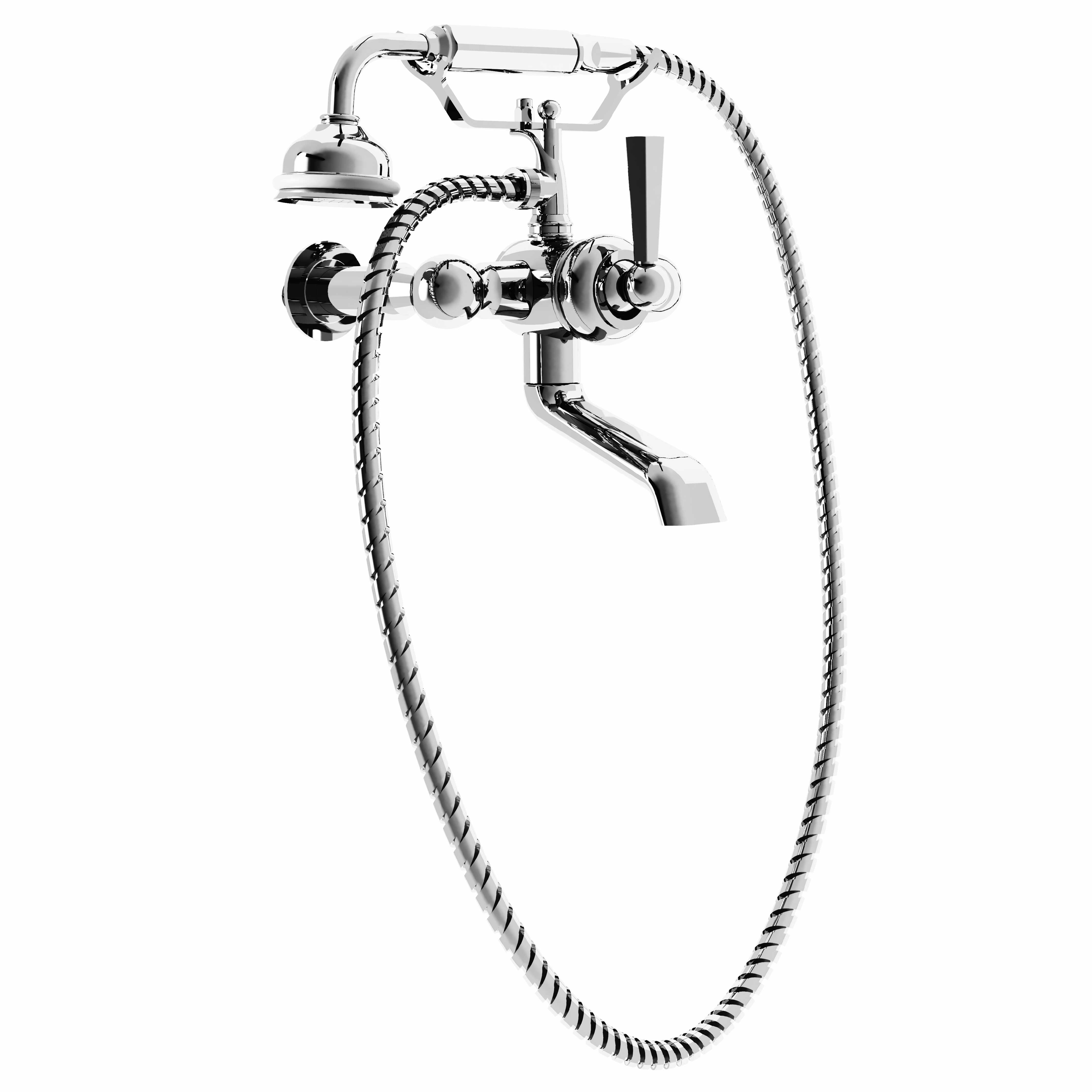 M38-3201M Wall mounted single-lever bath & shower mixer