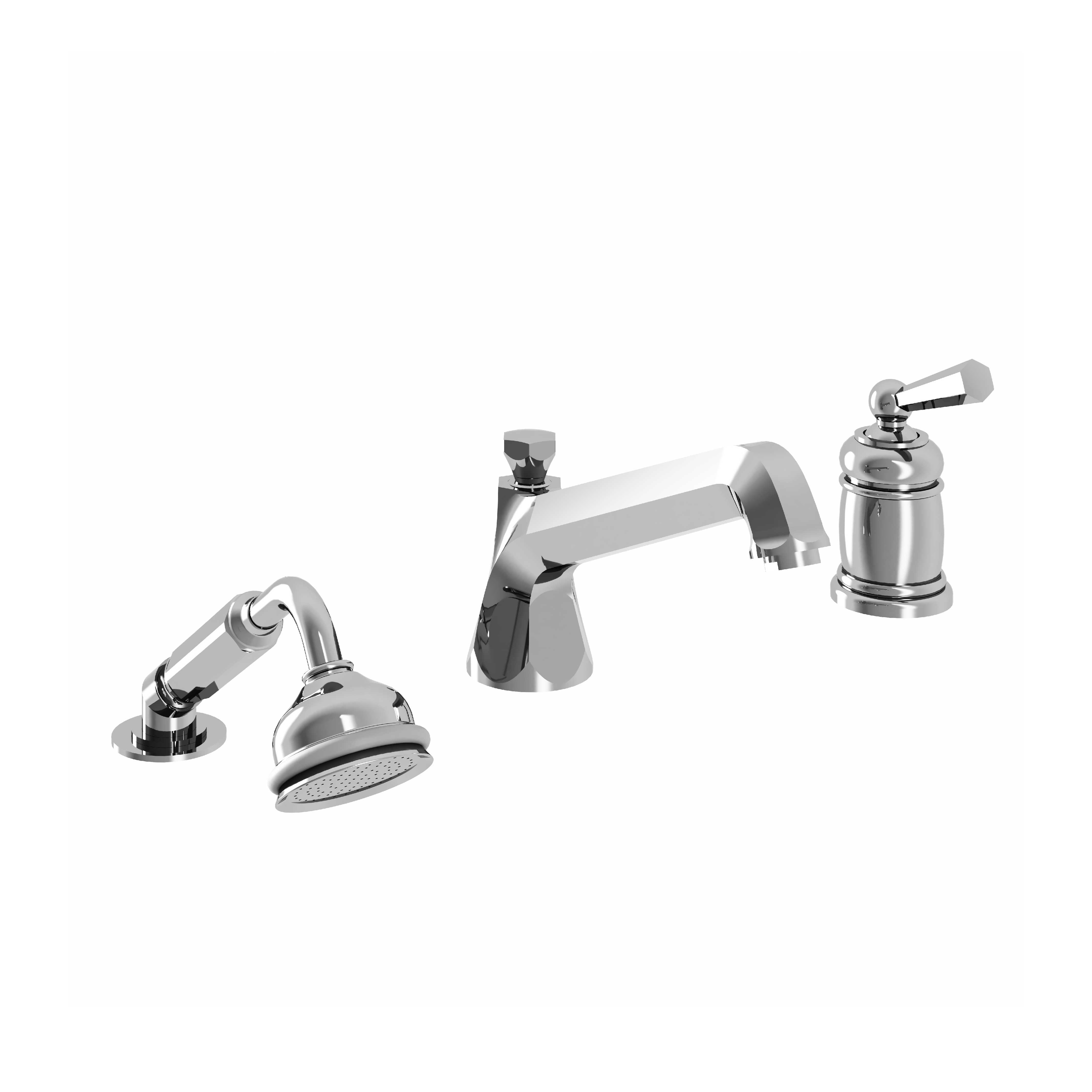 M38-3301MXL XL 3-hole single-lever bath and shower mixer