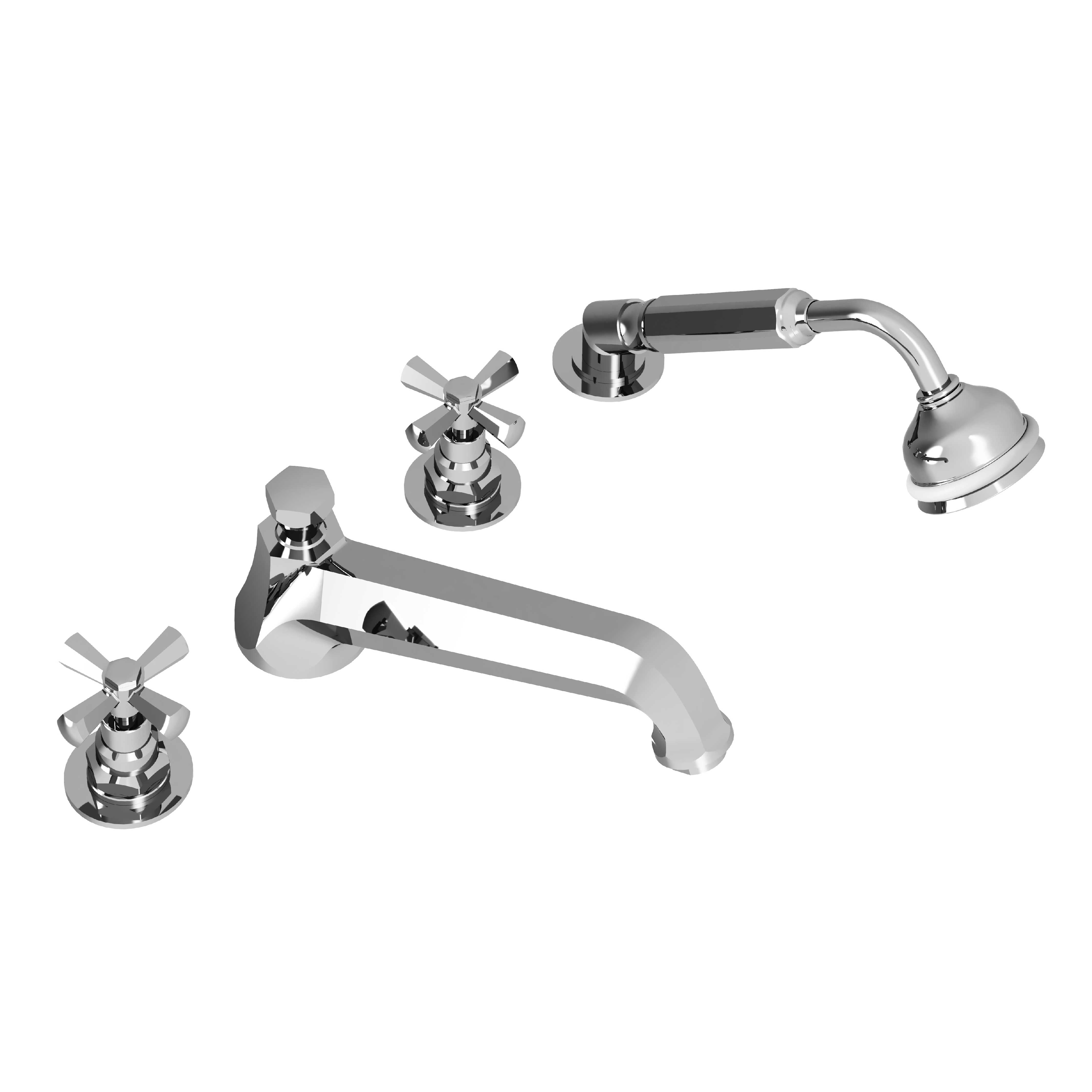 M38-3304 4-hole bath and shower mixer
