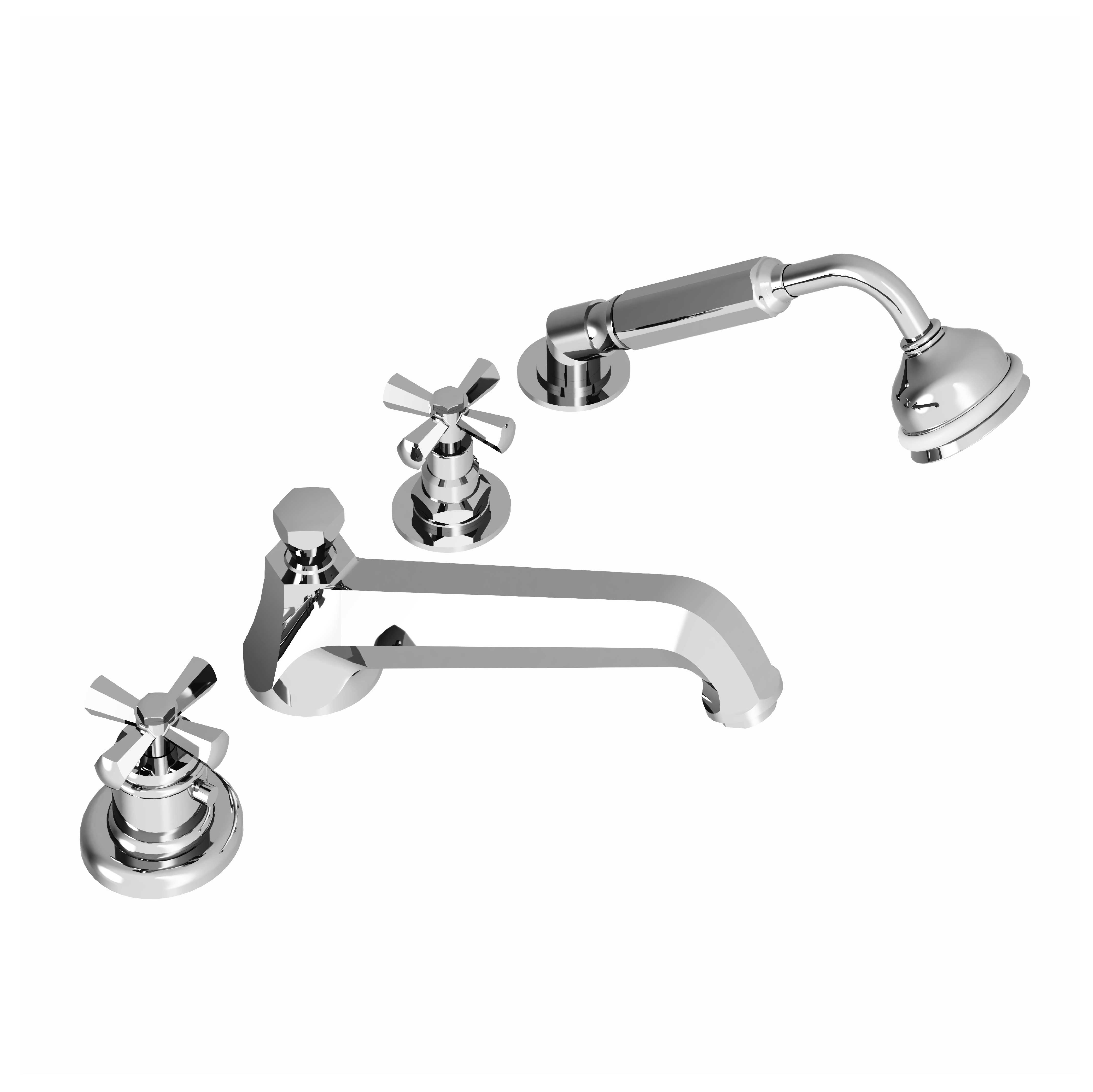 M38-3304T 4-hole bath and shower thermo. mixer