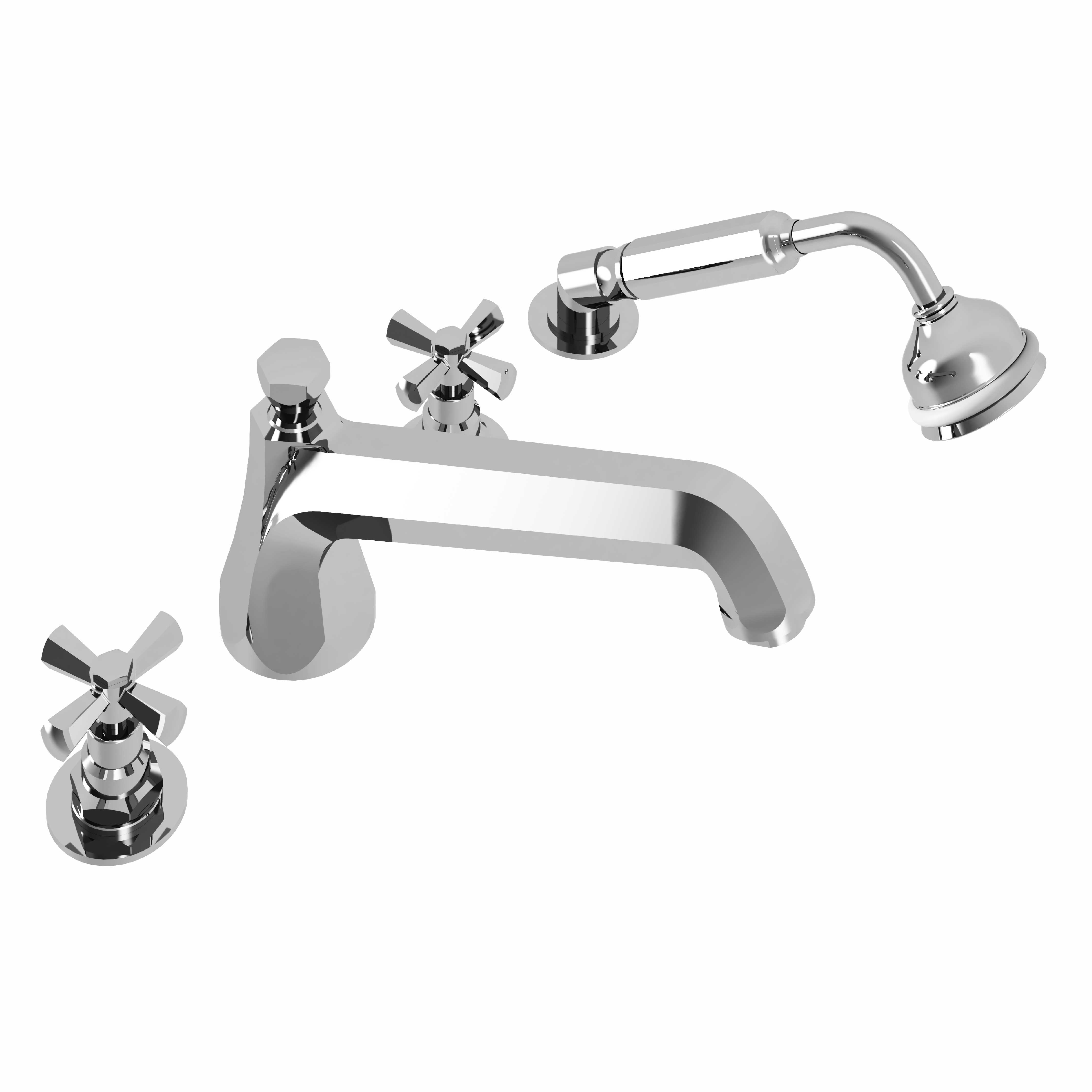 M38-3304XL XL 4-hole bath and shower mixer