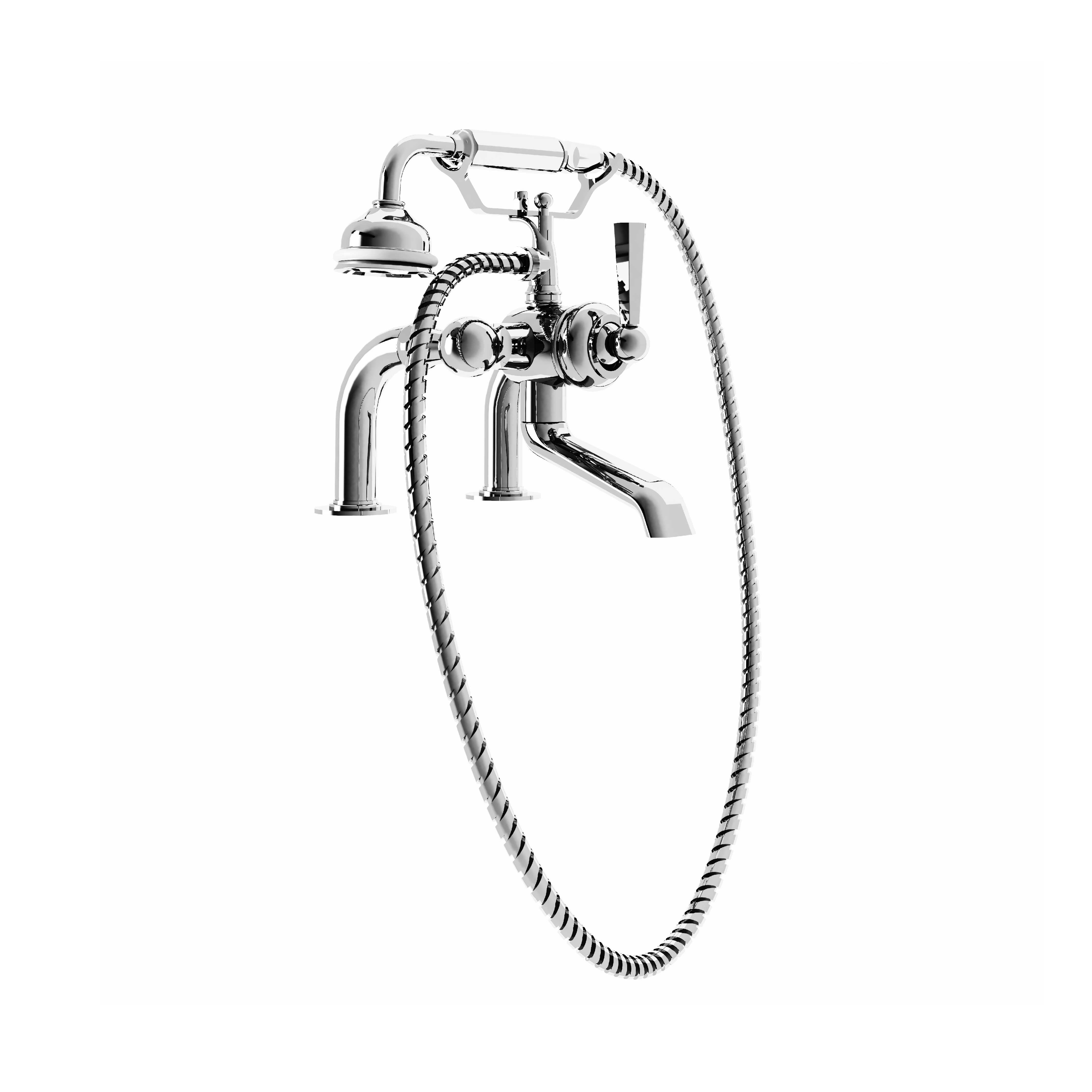 M38-3306M Rim mounted single-lever bath & shower mixer