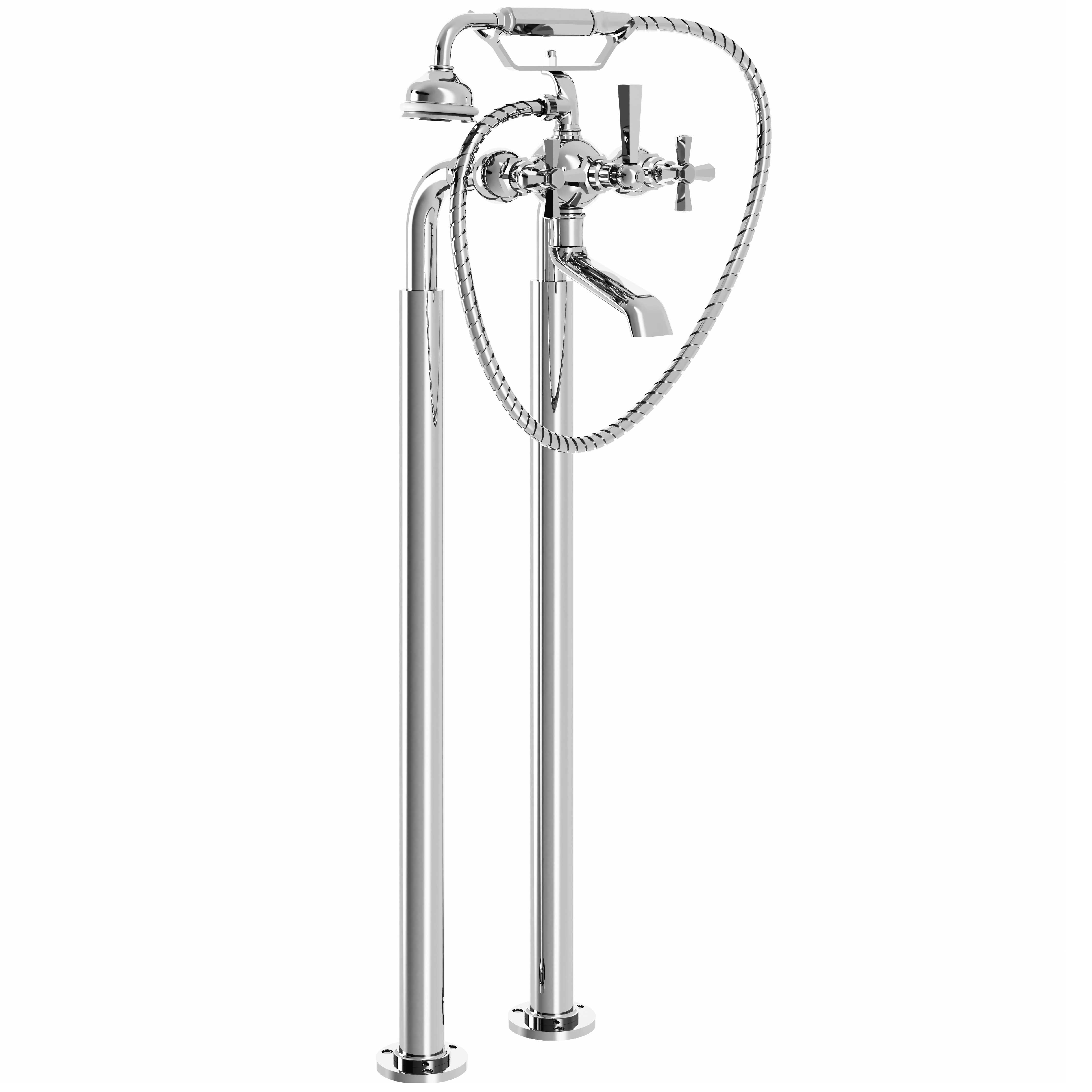 M38-3309 Floor mounted bath and shower mixer