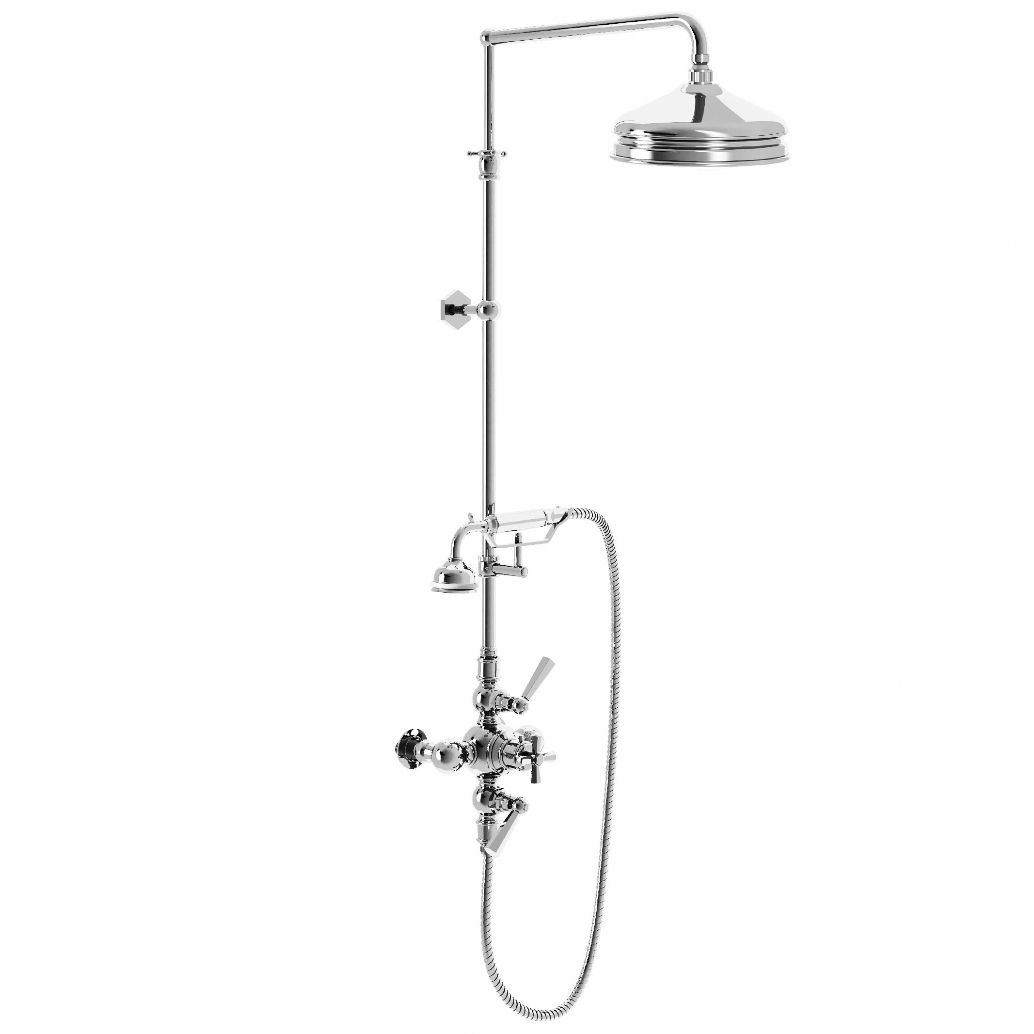 M39-2204T Colonne de douche mitigeur thermo., antical.