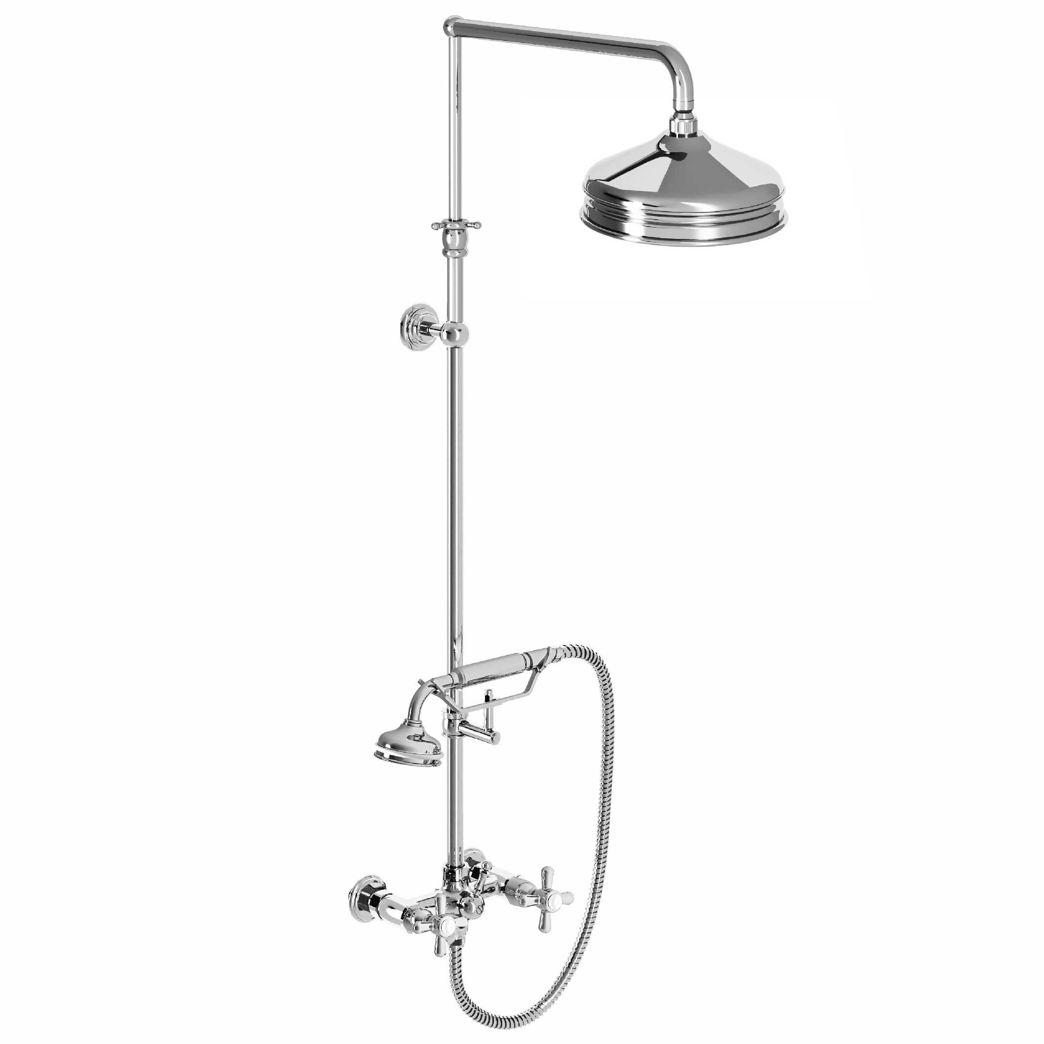 M40-2204 Shower mixer with column, anti-scaling
