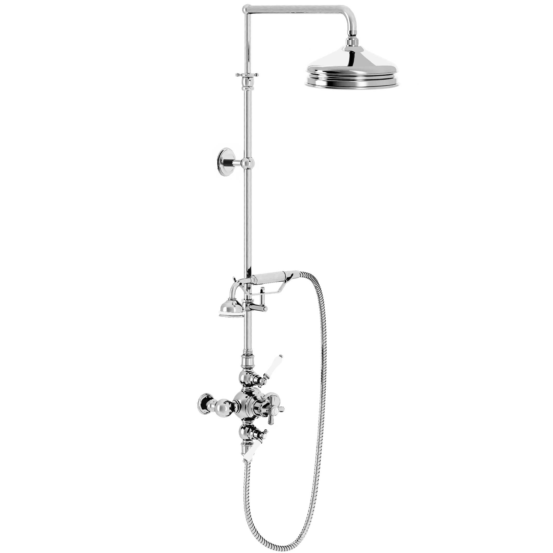 M40-2204T Thermo. shower mixer with column, anti-scaling
