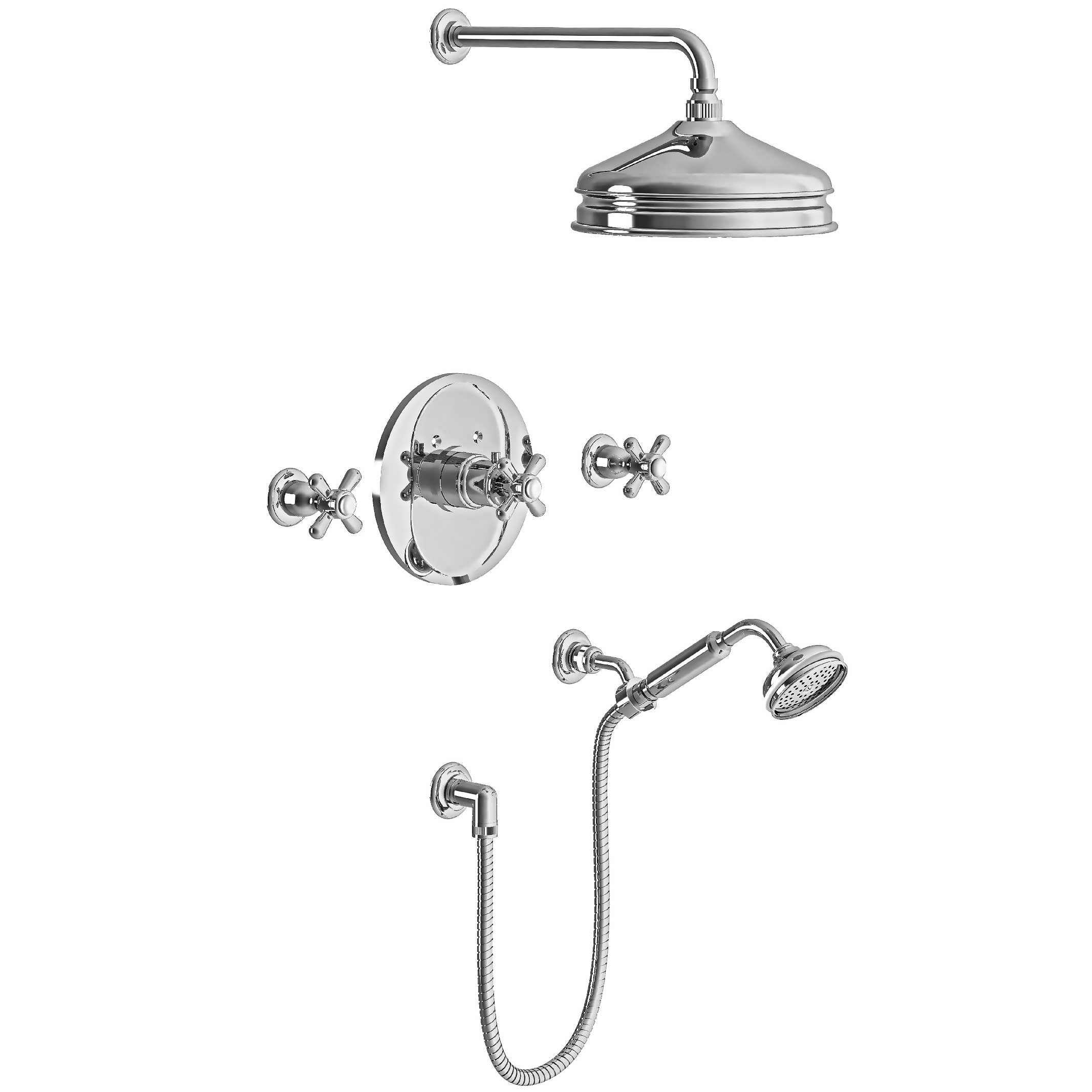 M40-2308T1 Ensemble douche avec mitigeur thermostatique