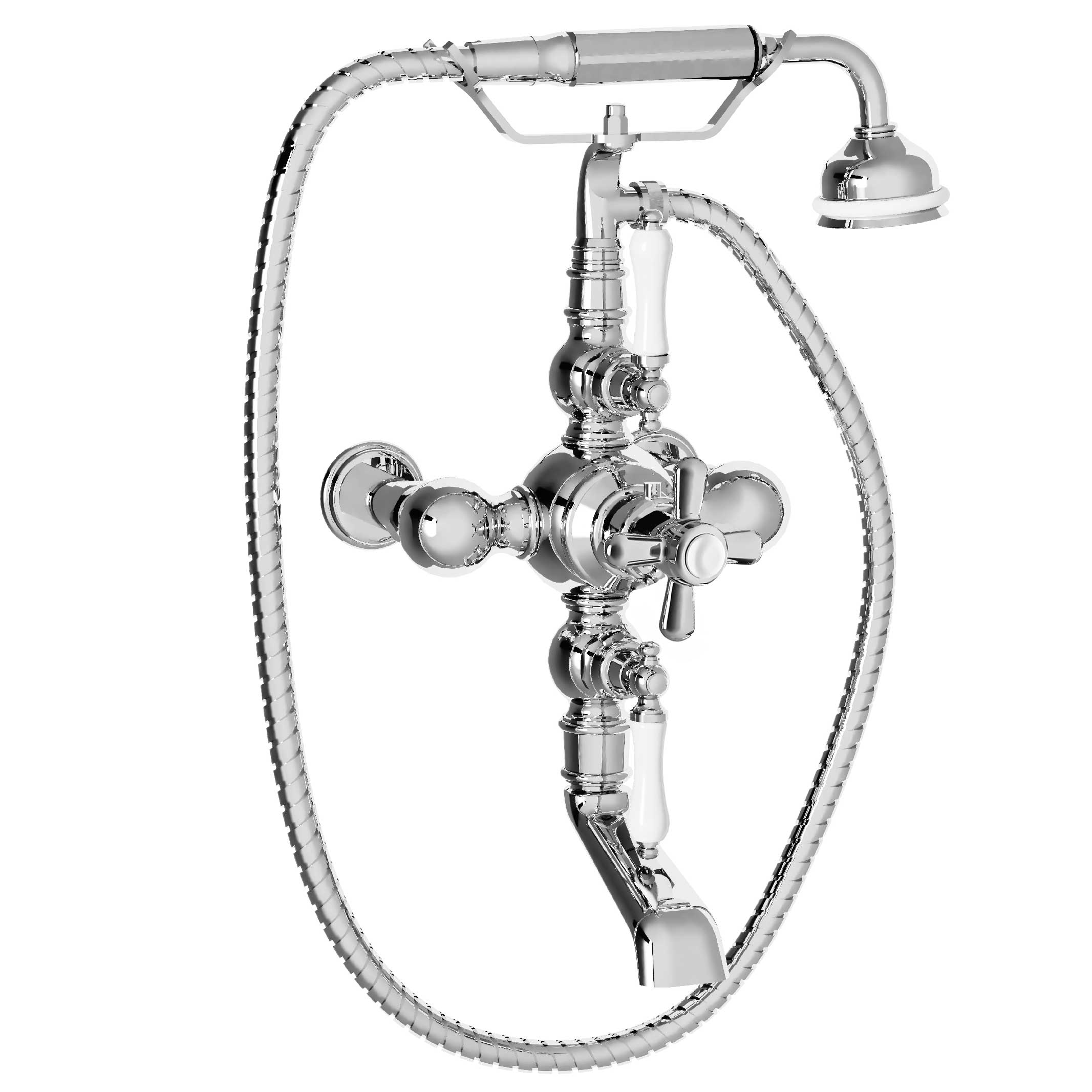 M40-3201T Wall mounted thermo. bath and shower mixer