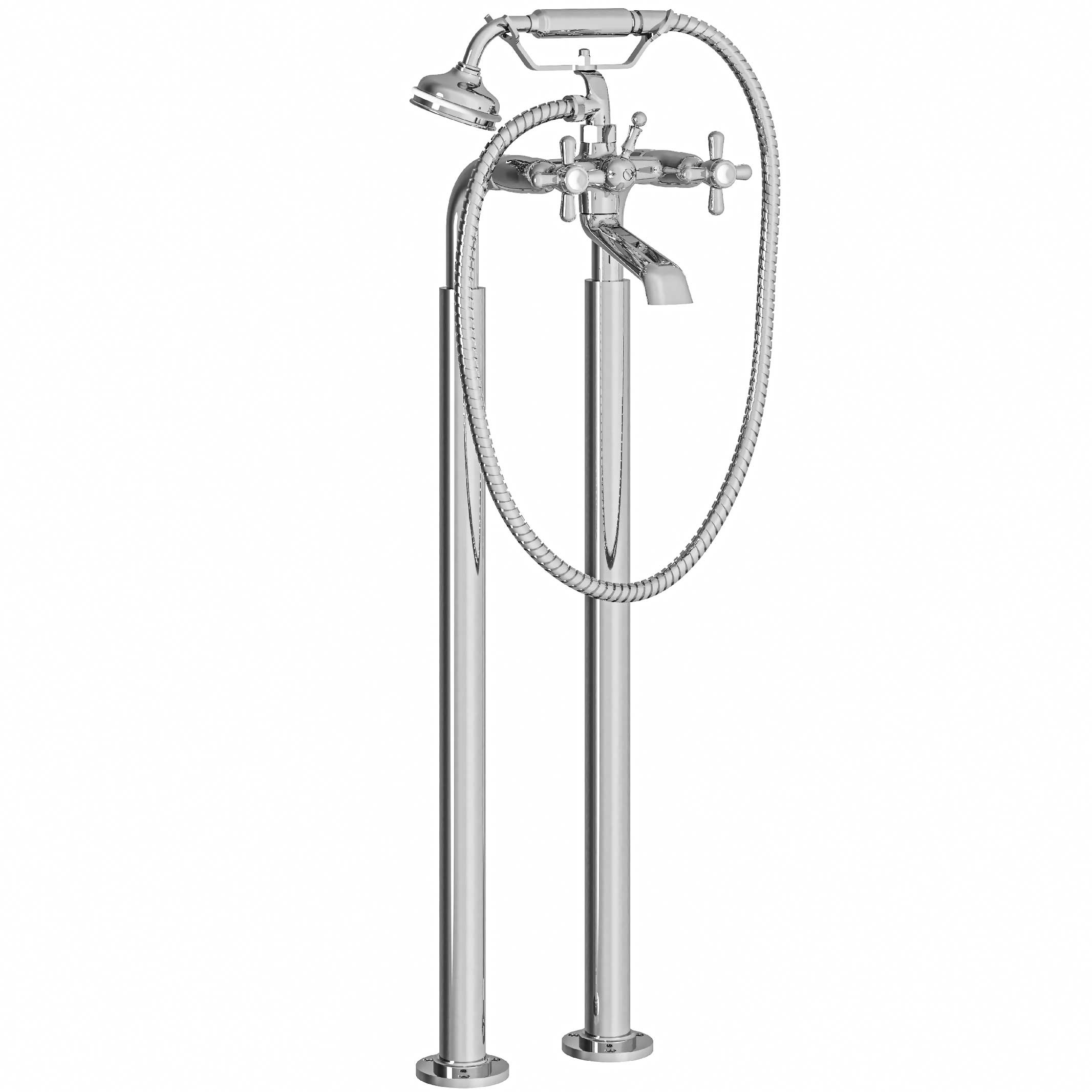 M40-3309 Floor mounted bath and shower mixer