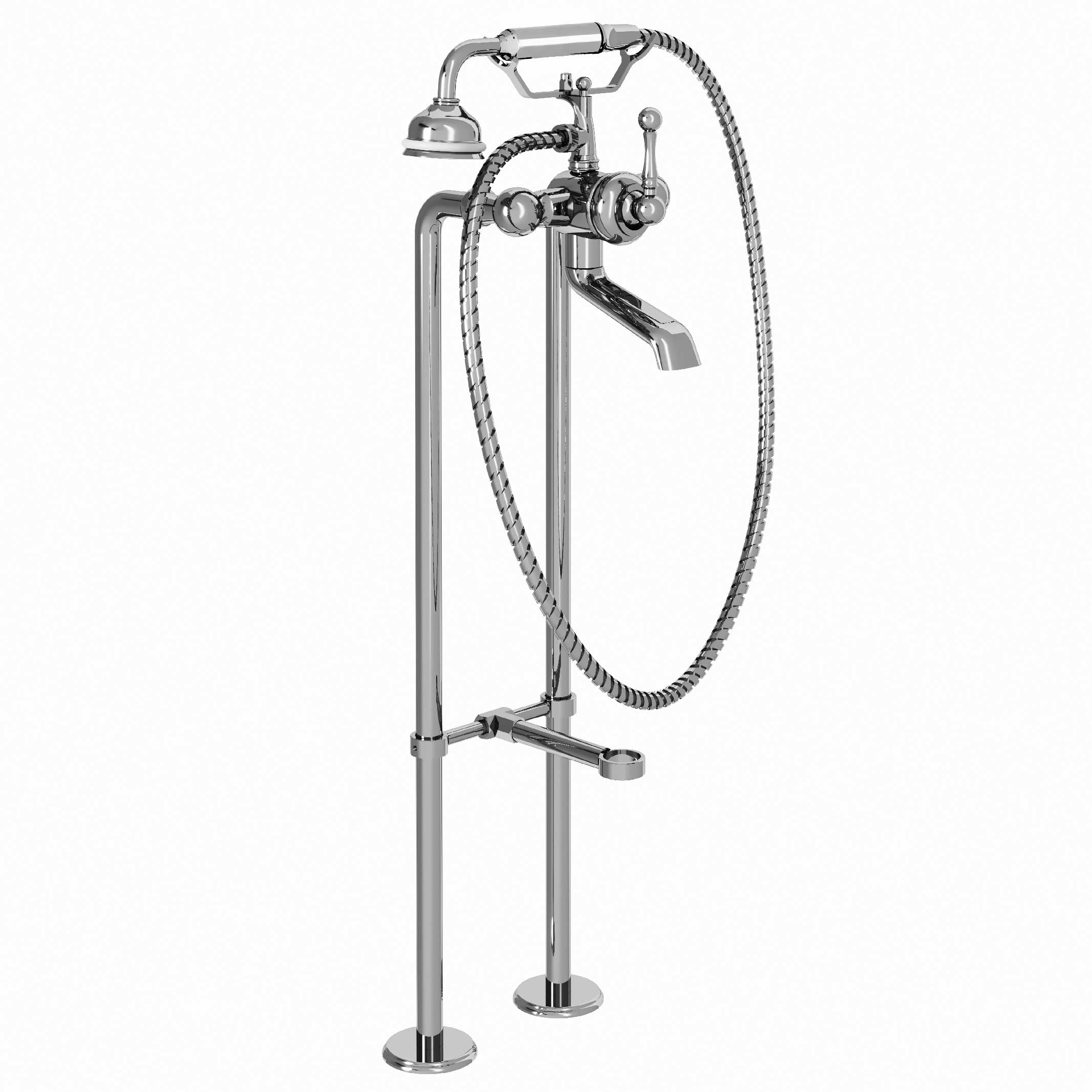 M40-3309M Floor mounted single-lever bath & shower mixer