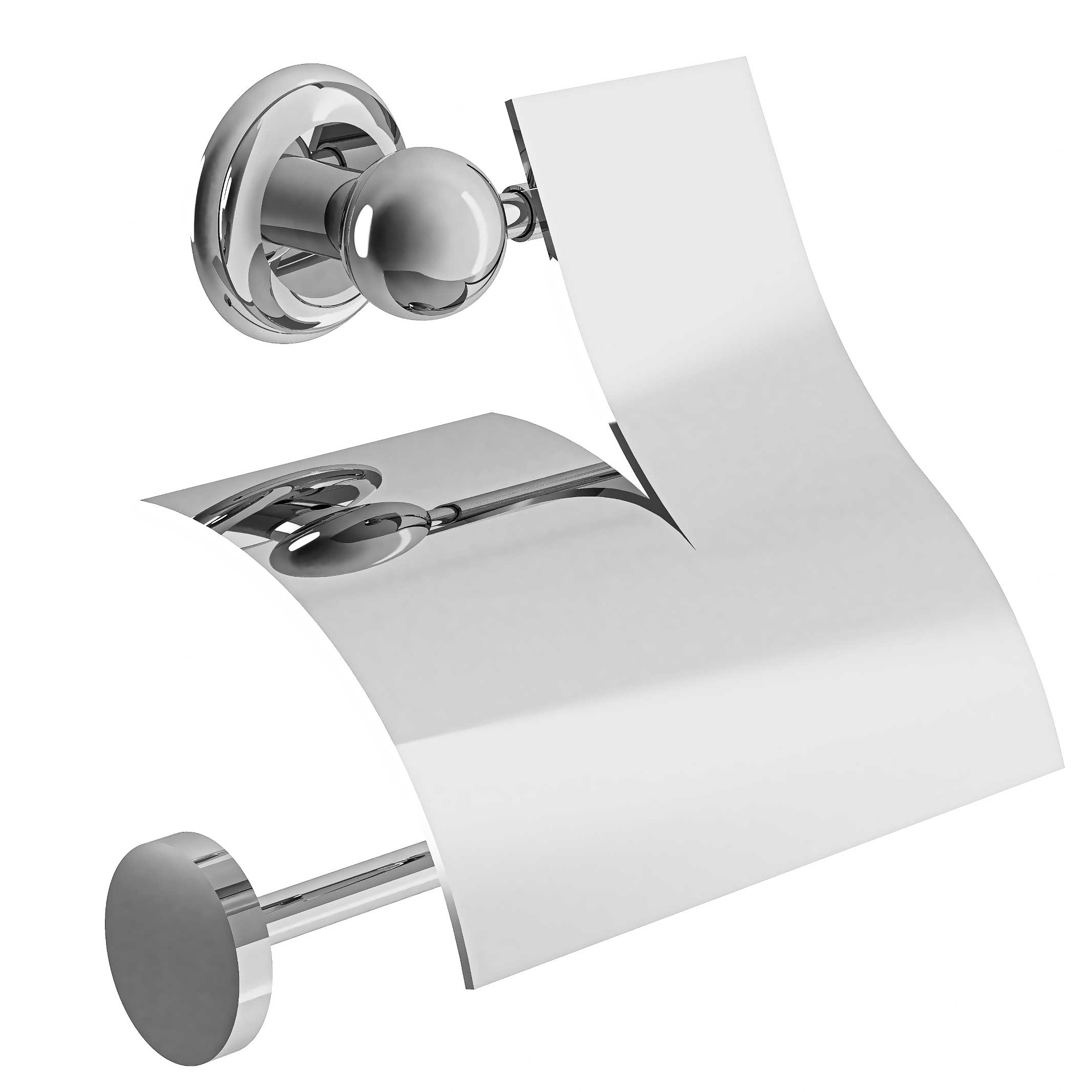 M40-503 Toilet roll holder with cover