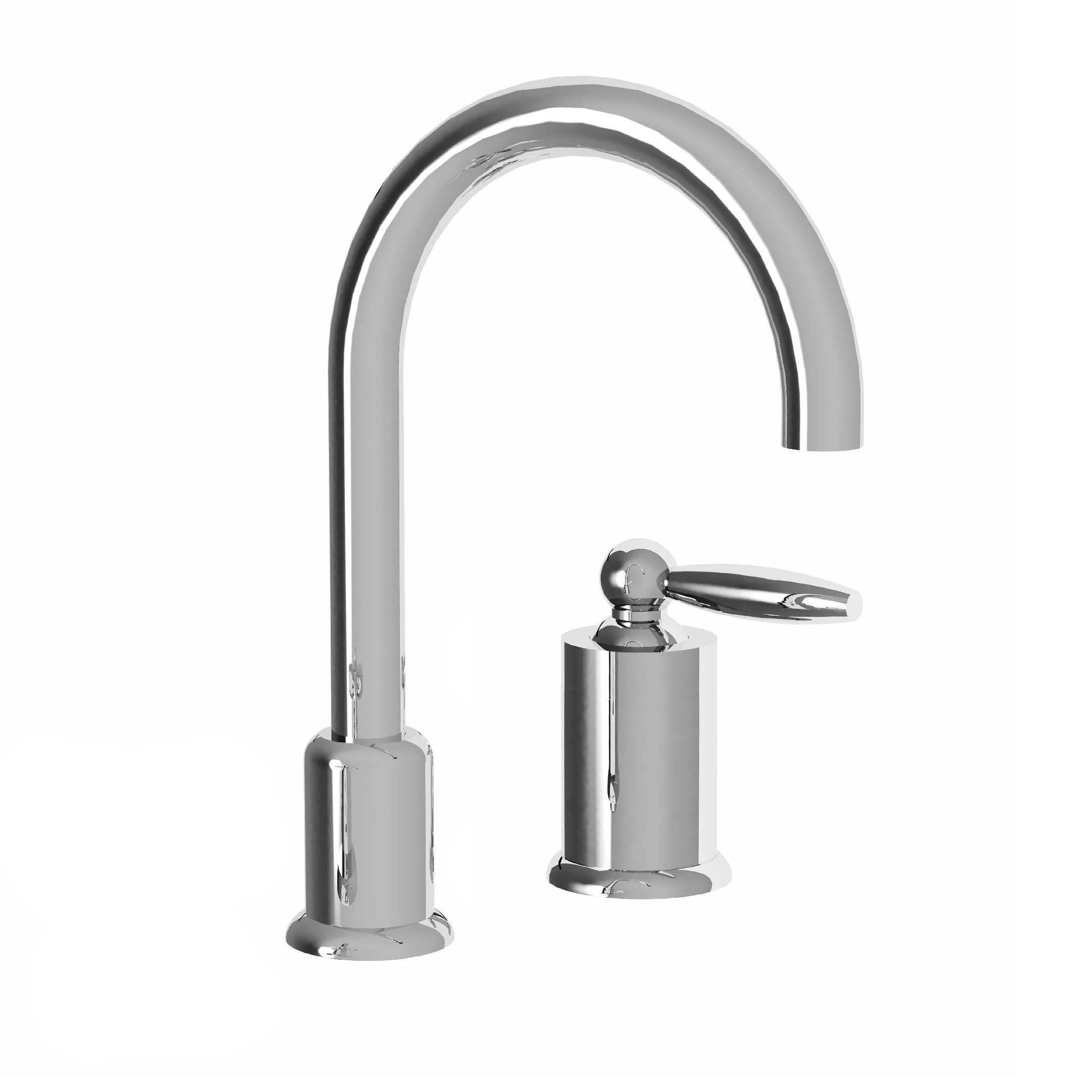 M50-1102M Rim mounted 2-hole single lever basin mixer