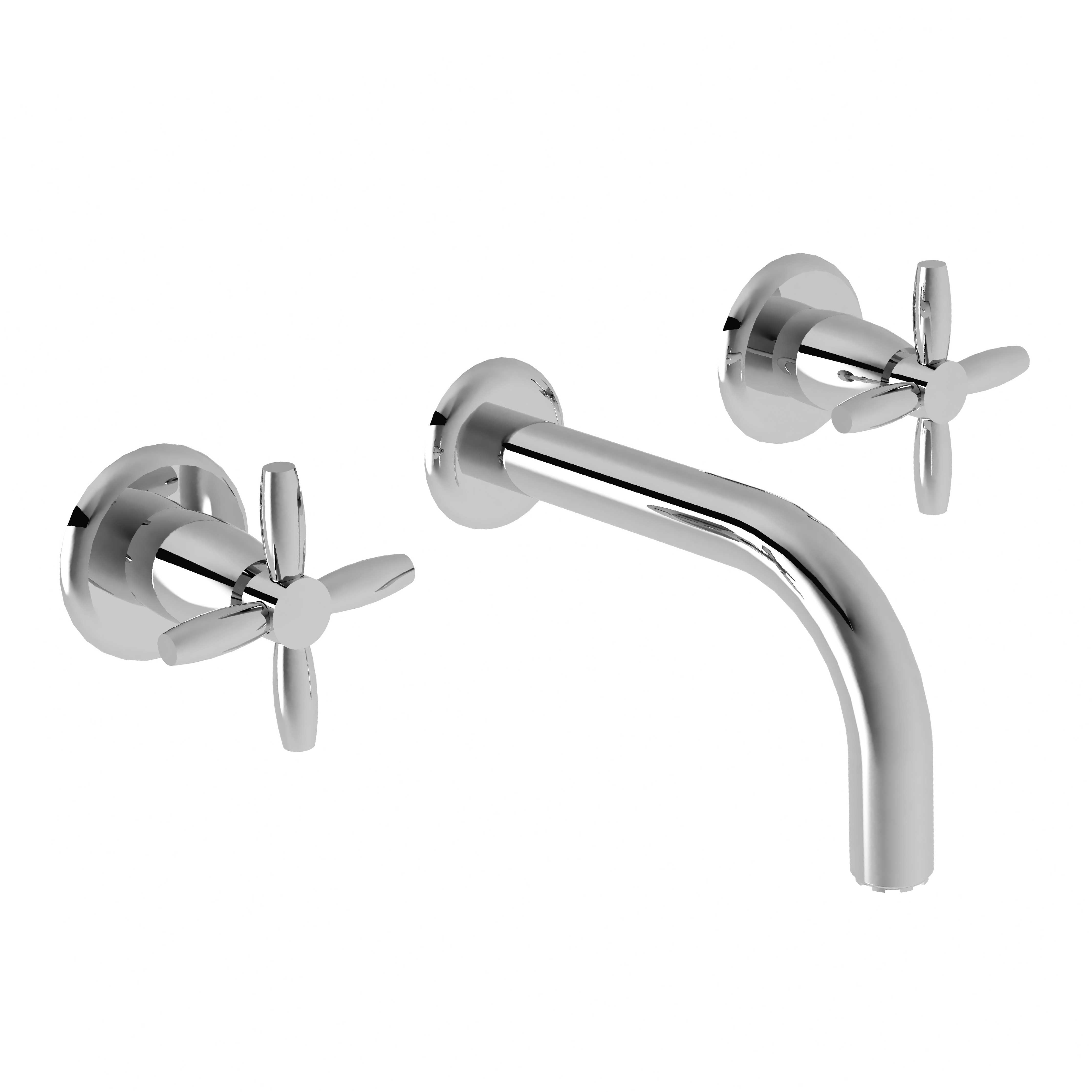 M50-1303 Wall mounted 3-hole basin set