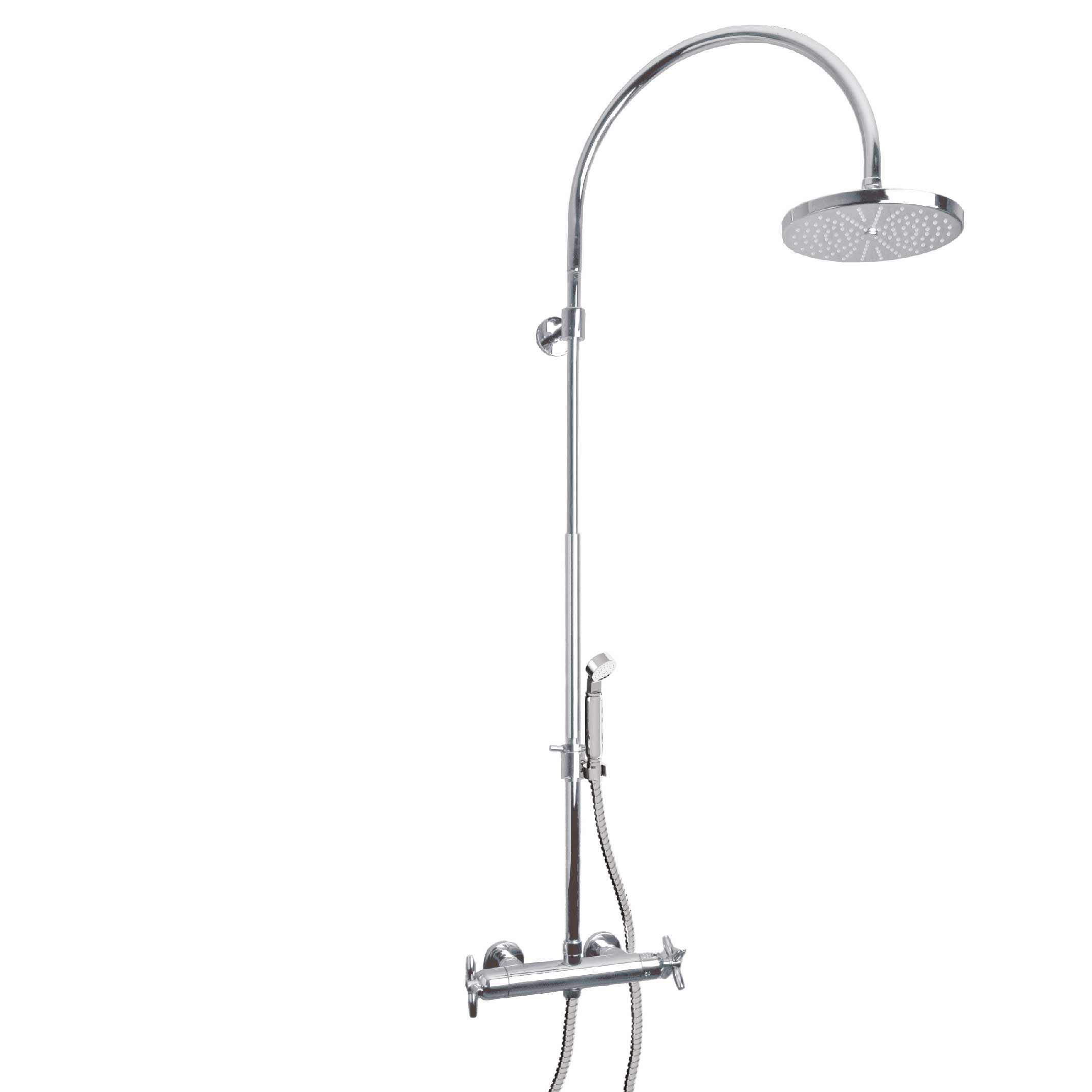 M50-2204T Thermo. shower mixer with column, anti-scaling