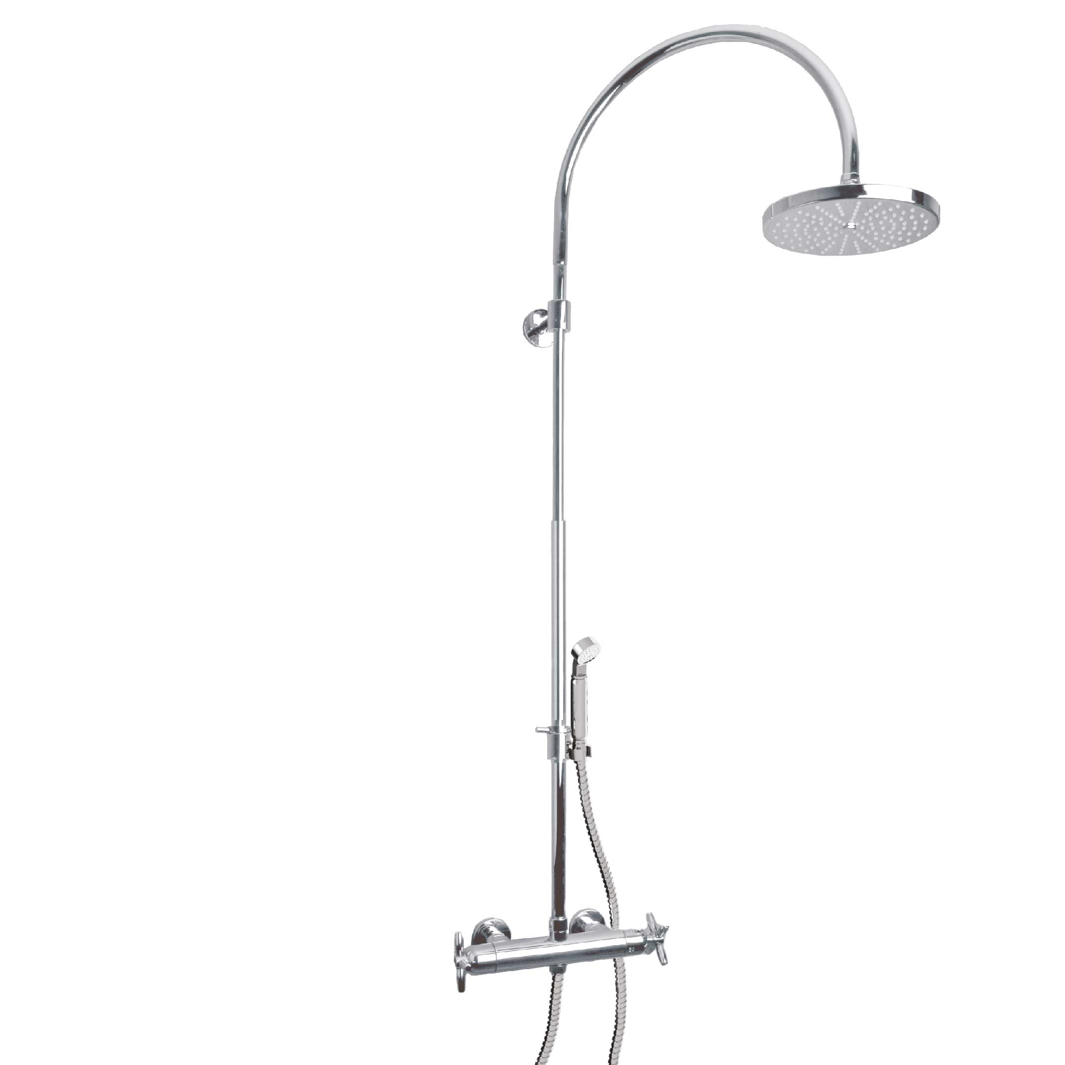 M50-2204T Colonne de douche mitigeur thermo., antical.