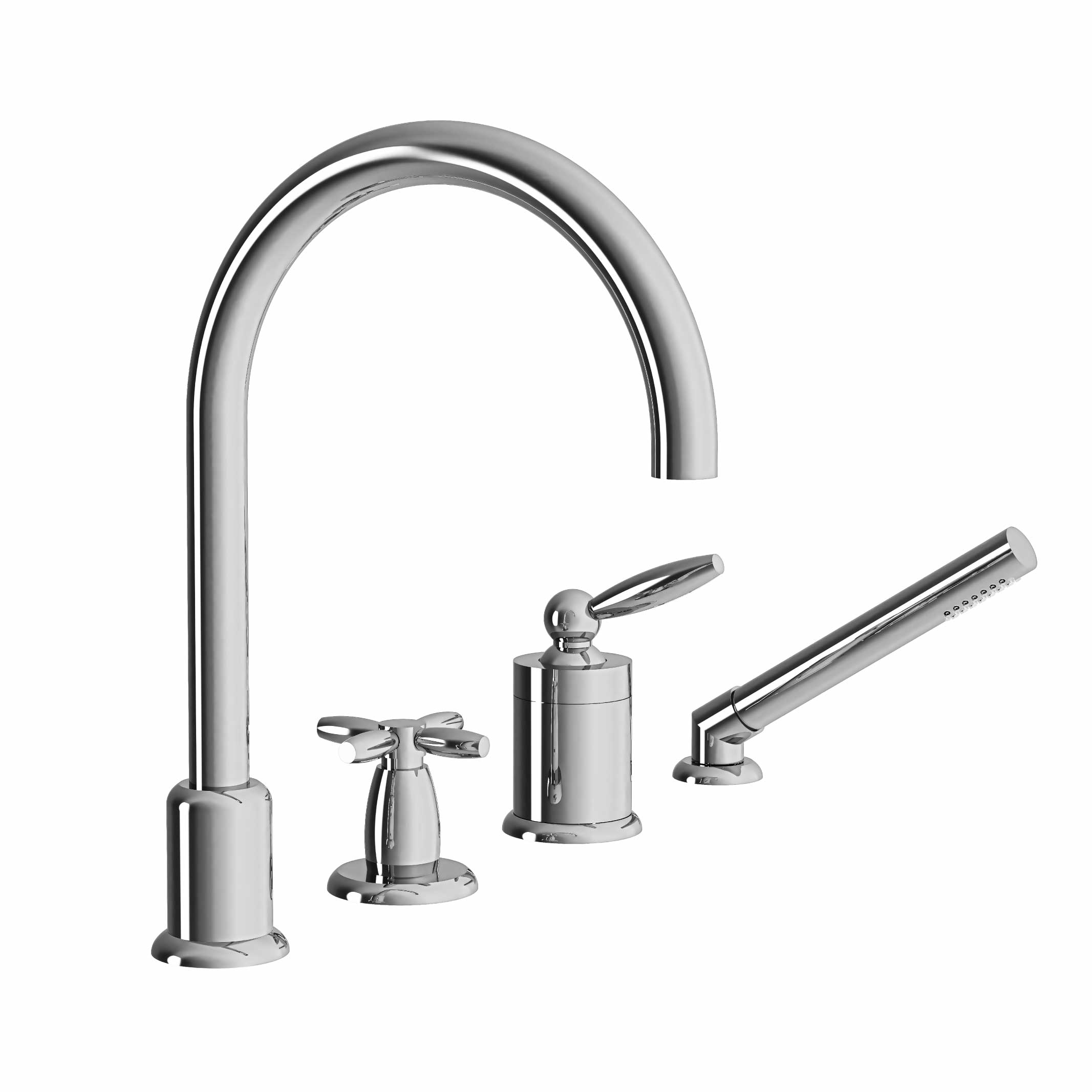 M51-3304M Mitigeur mécanique bain-douche 4 trous