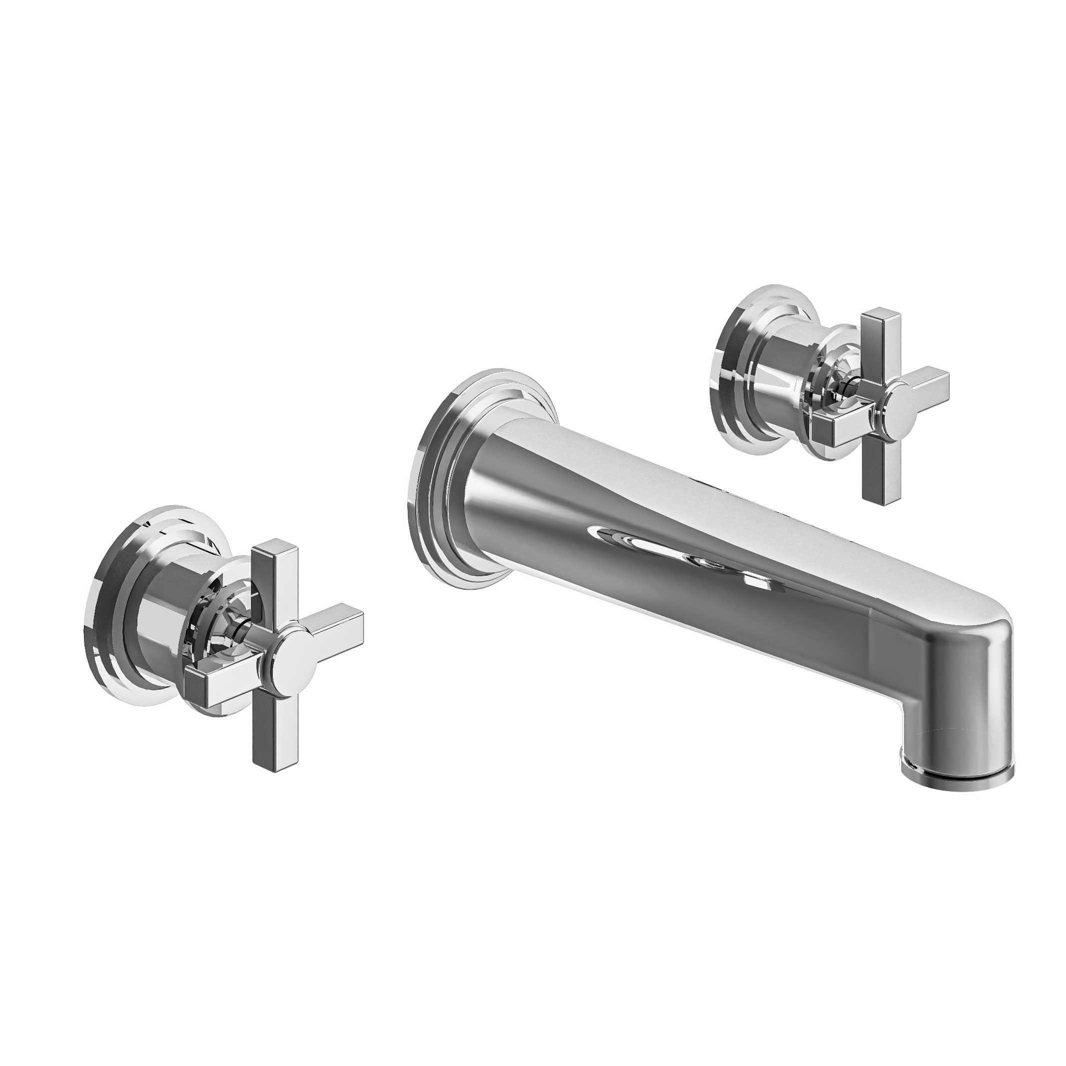 M60-1303 Wall mounted 3-hole basin set