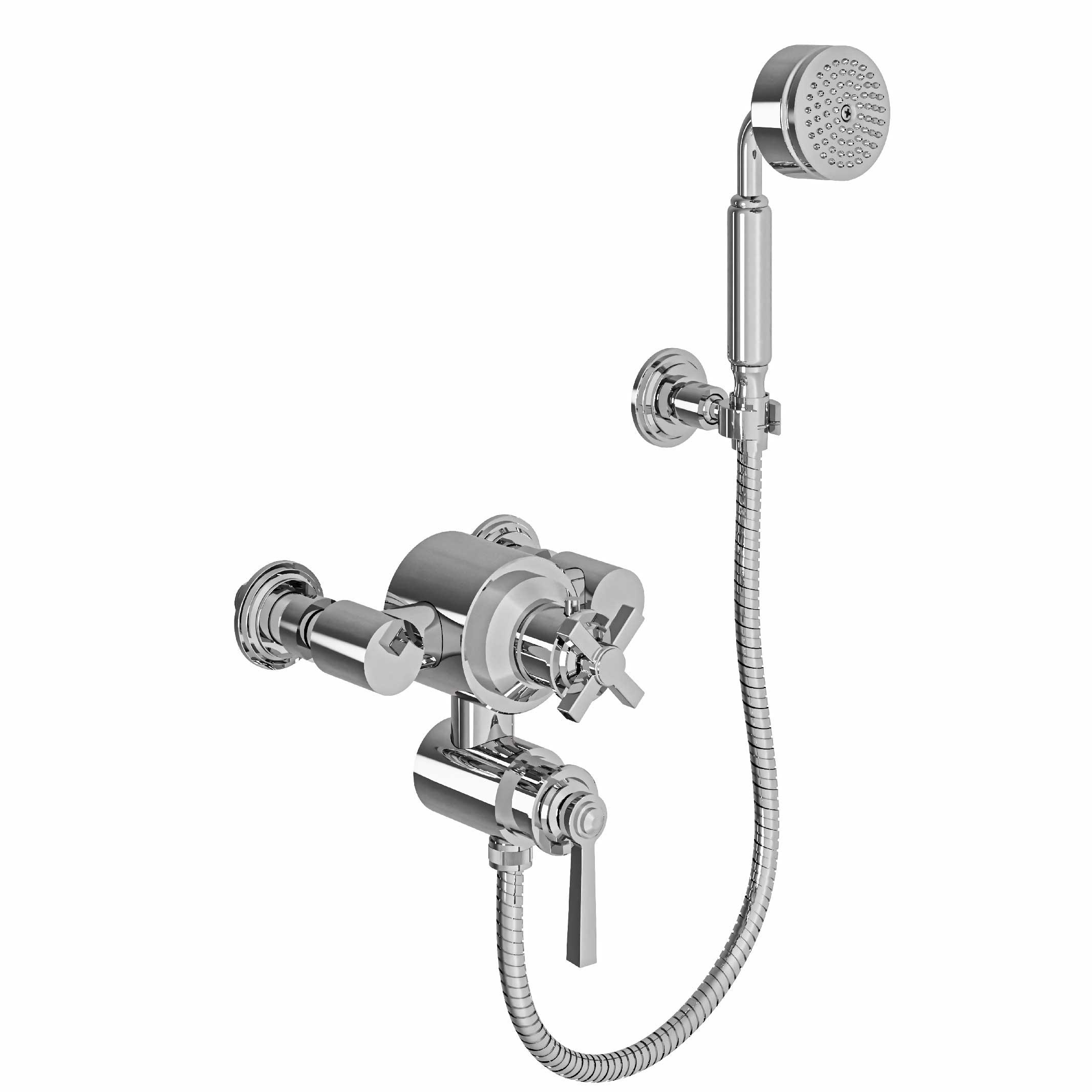 M60-2201T Thermostatic shower mixer with hook