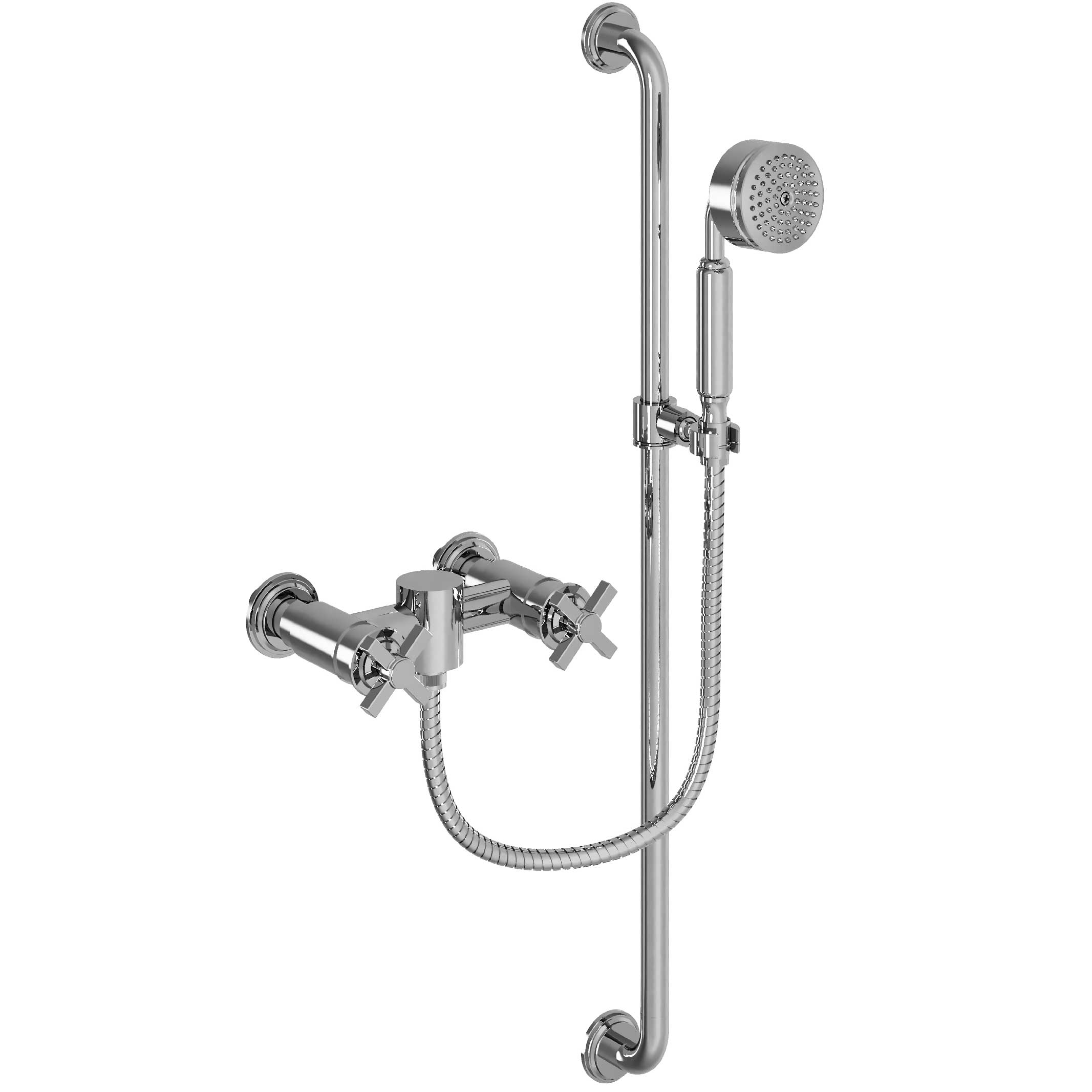 M60-2202 Shower mixer with sliding bar