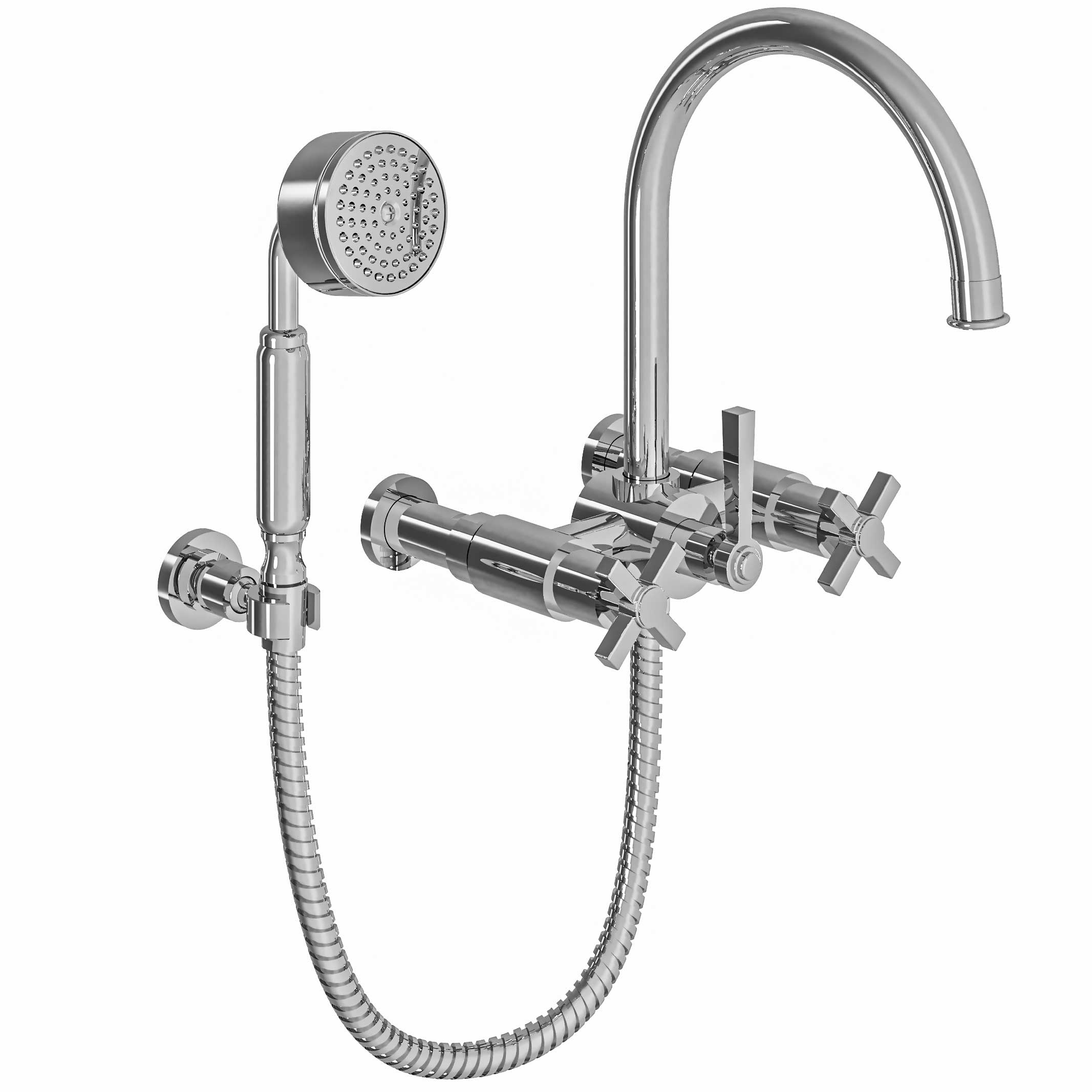 M60-3201 Wall mounted bath and shower mixer