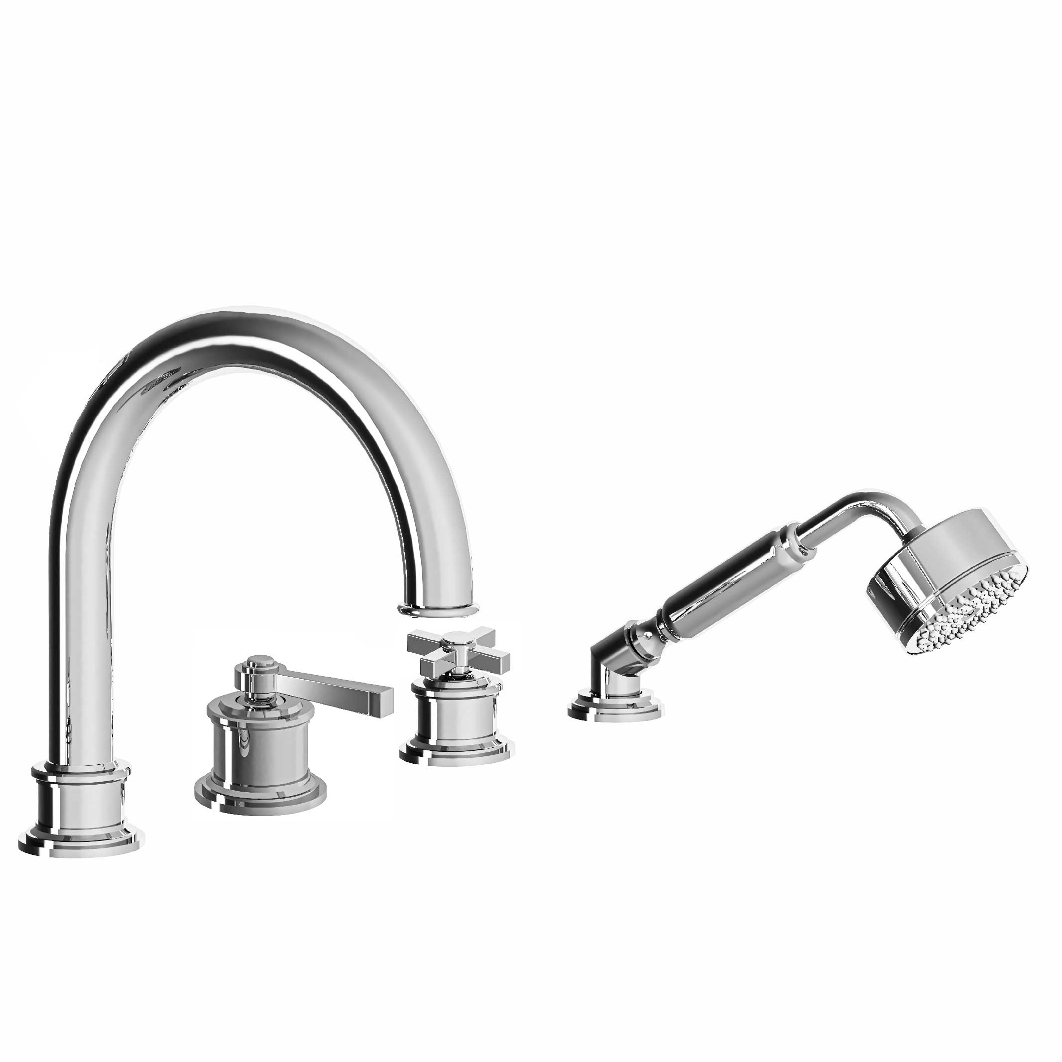 M60-3304M 4-hole single-lever bath and shower mixer