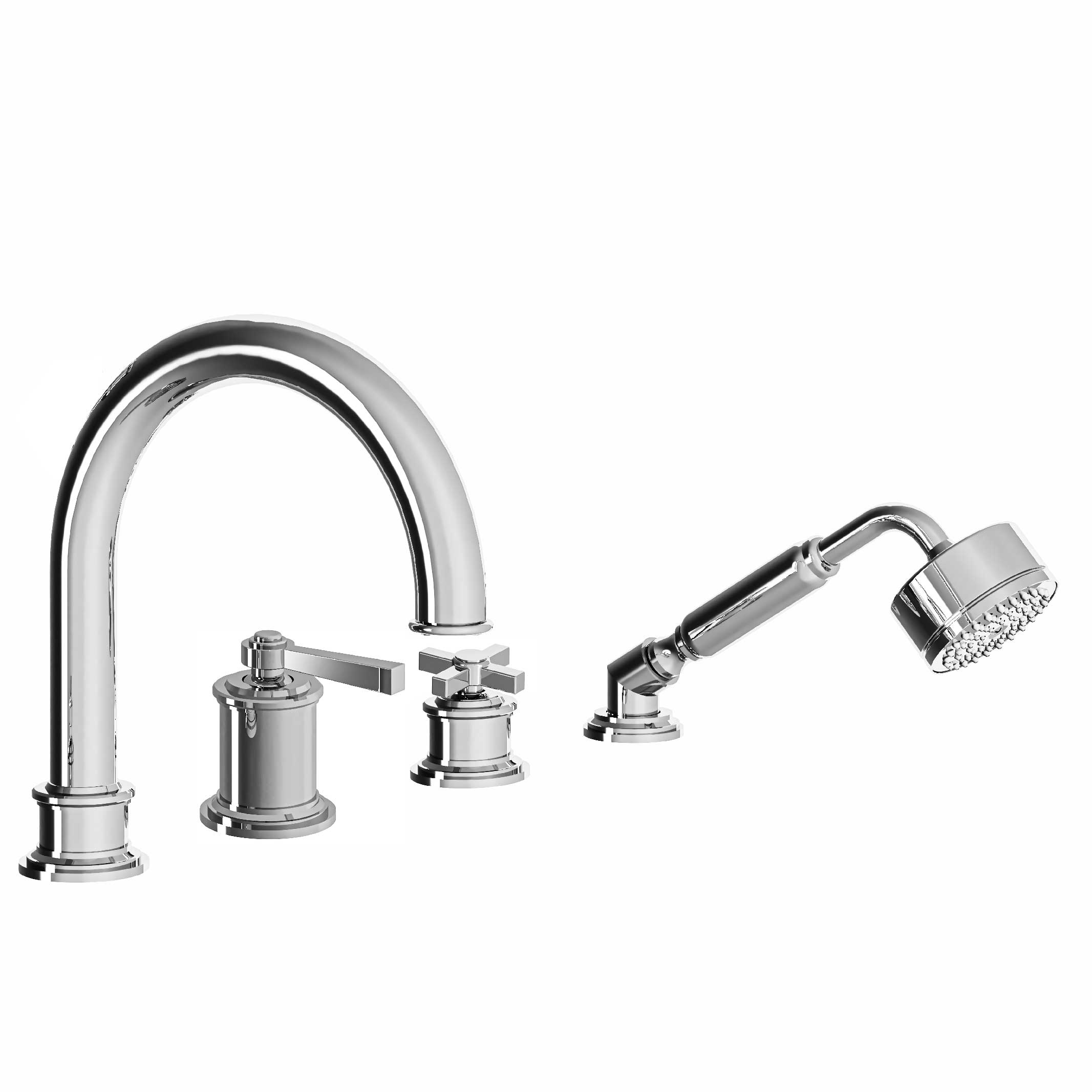 M60-3304M 4-hole single-lever bath and shower mixer