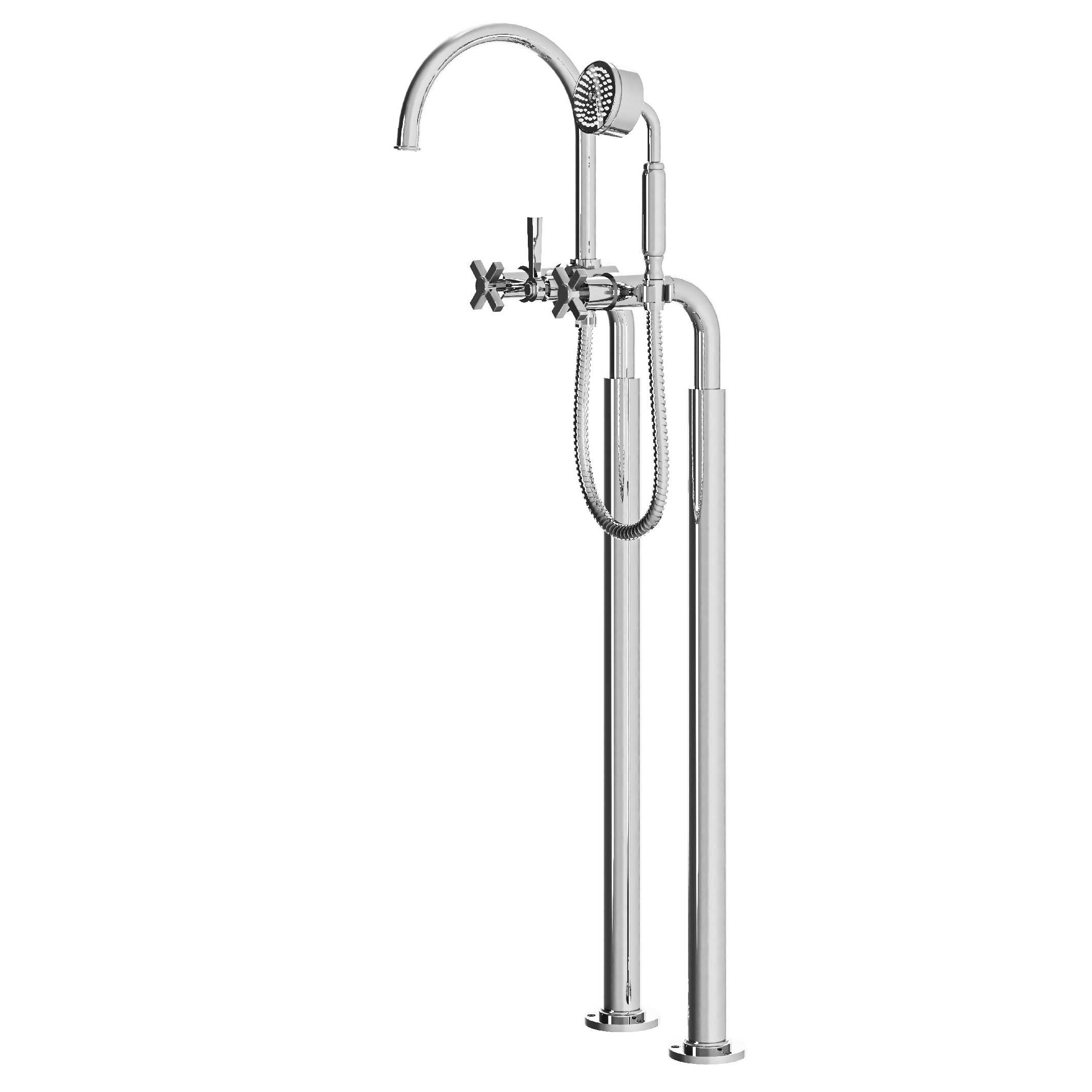 M60-3309 Floor mounted bath and shower mixer