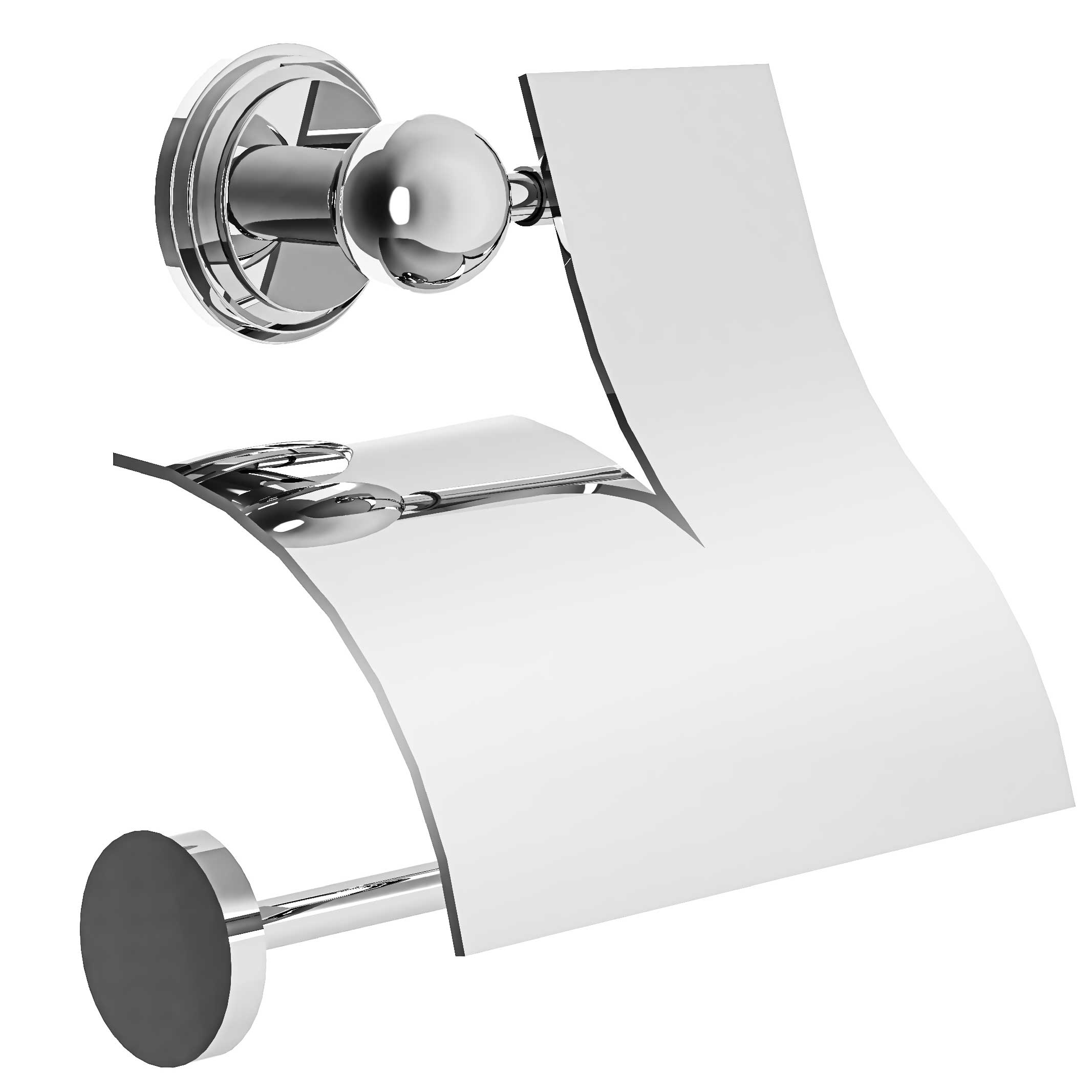 M60-503 Toilet roll holder with cover
