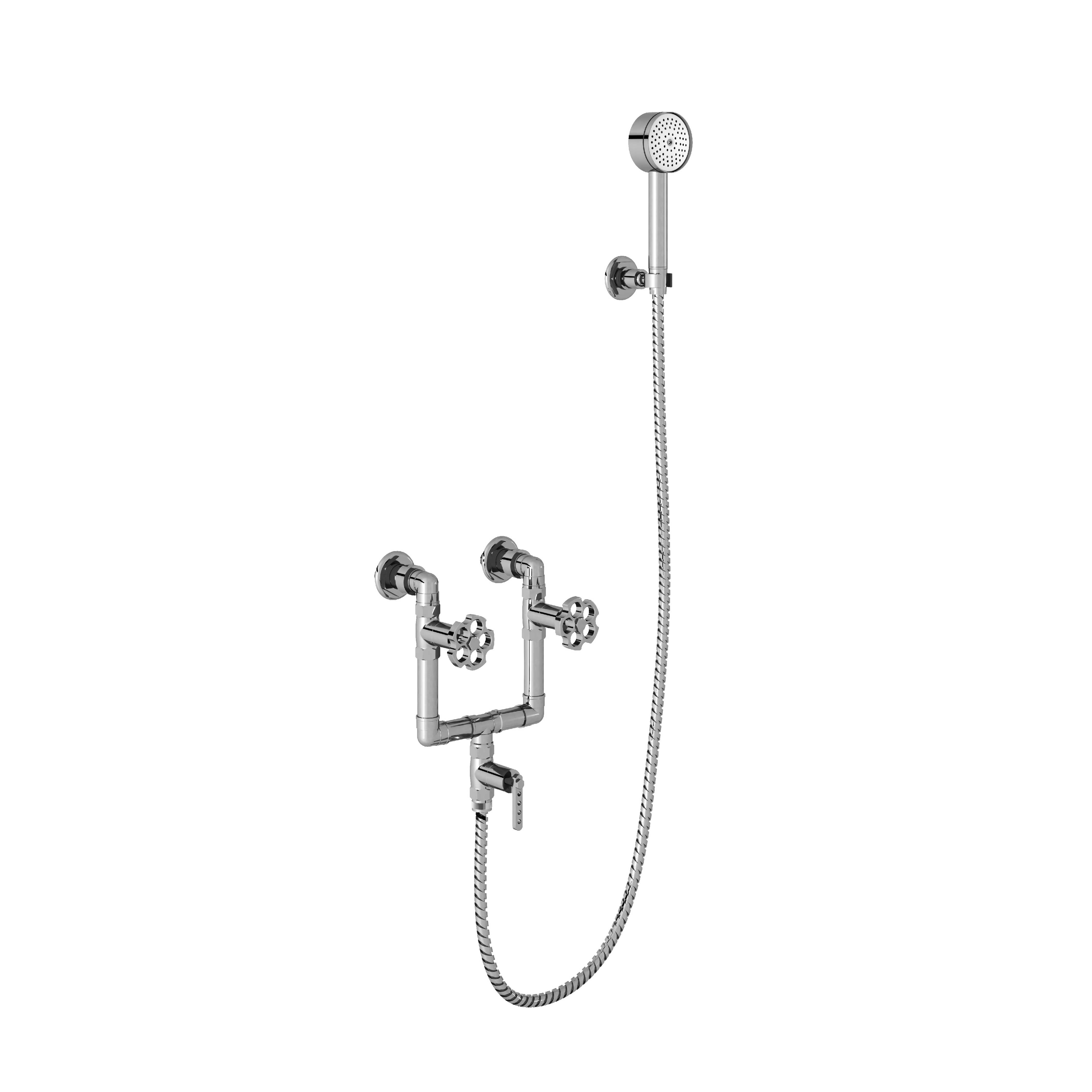 M81-2201 Shower mixer with hook