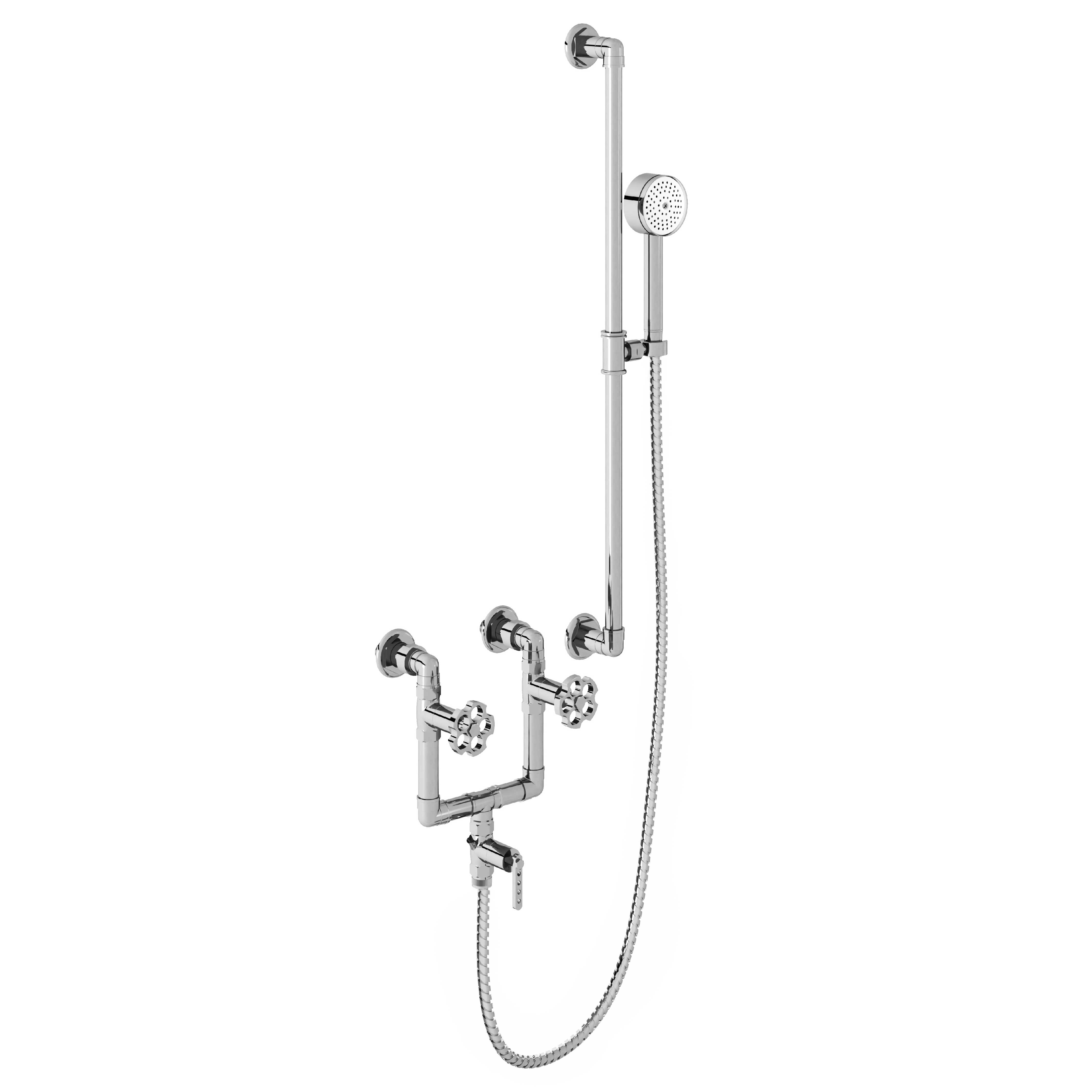 M81-2202 Shower mixer with sliding bar