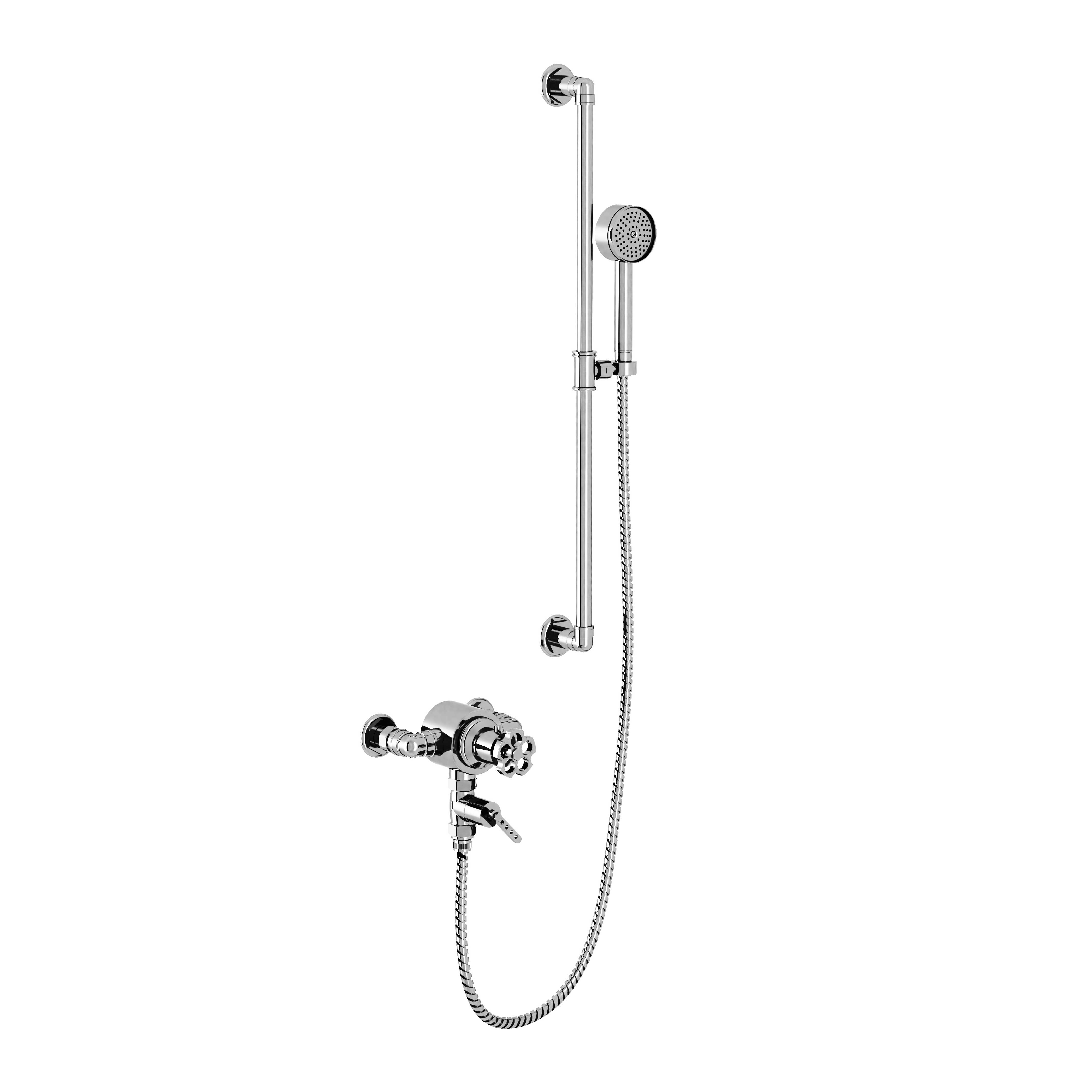 M81-2202T Thermo. shower mixer with sliding bar