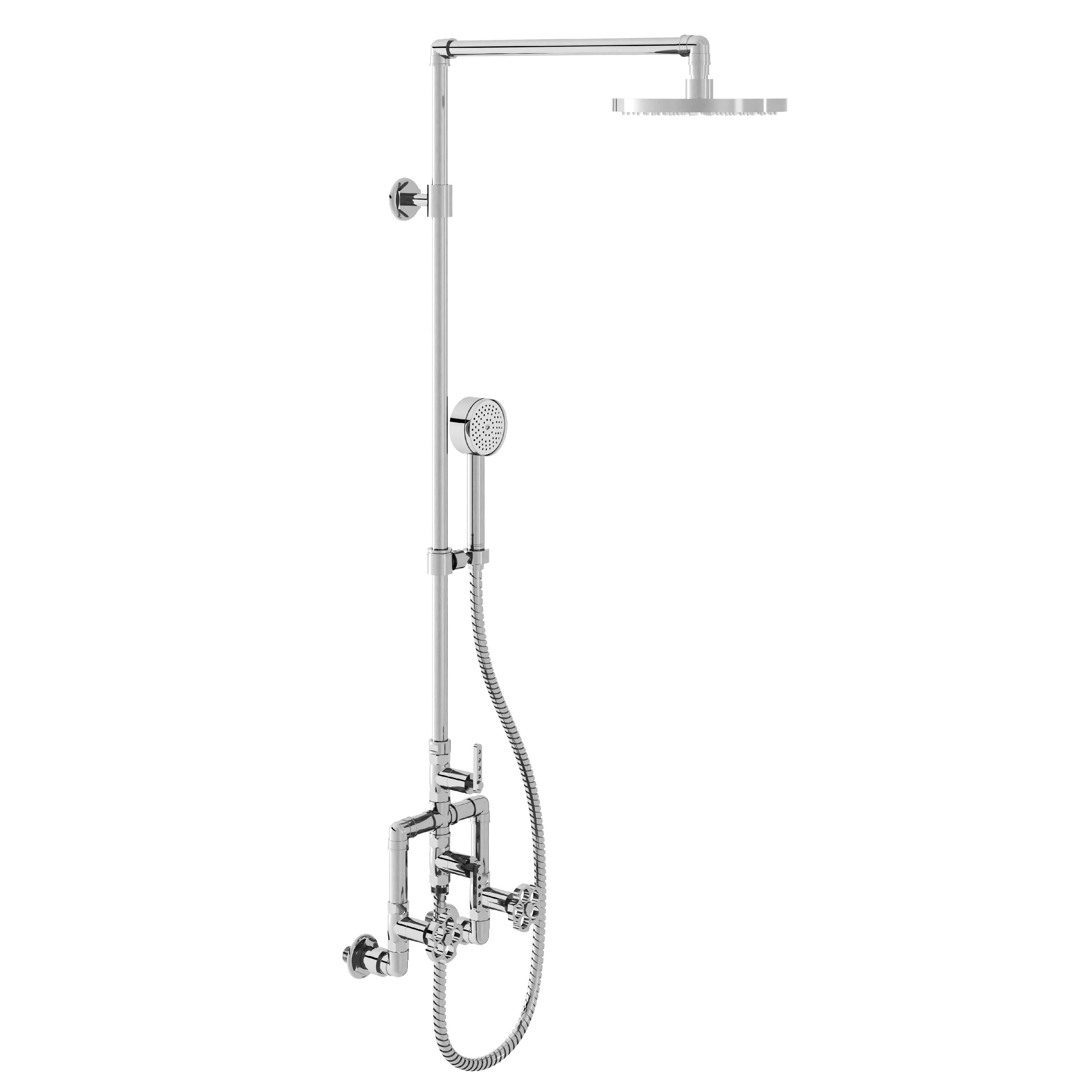 M81-2204 Shower mixer with column, anti-scaling