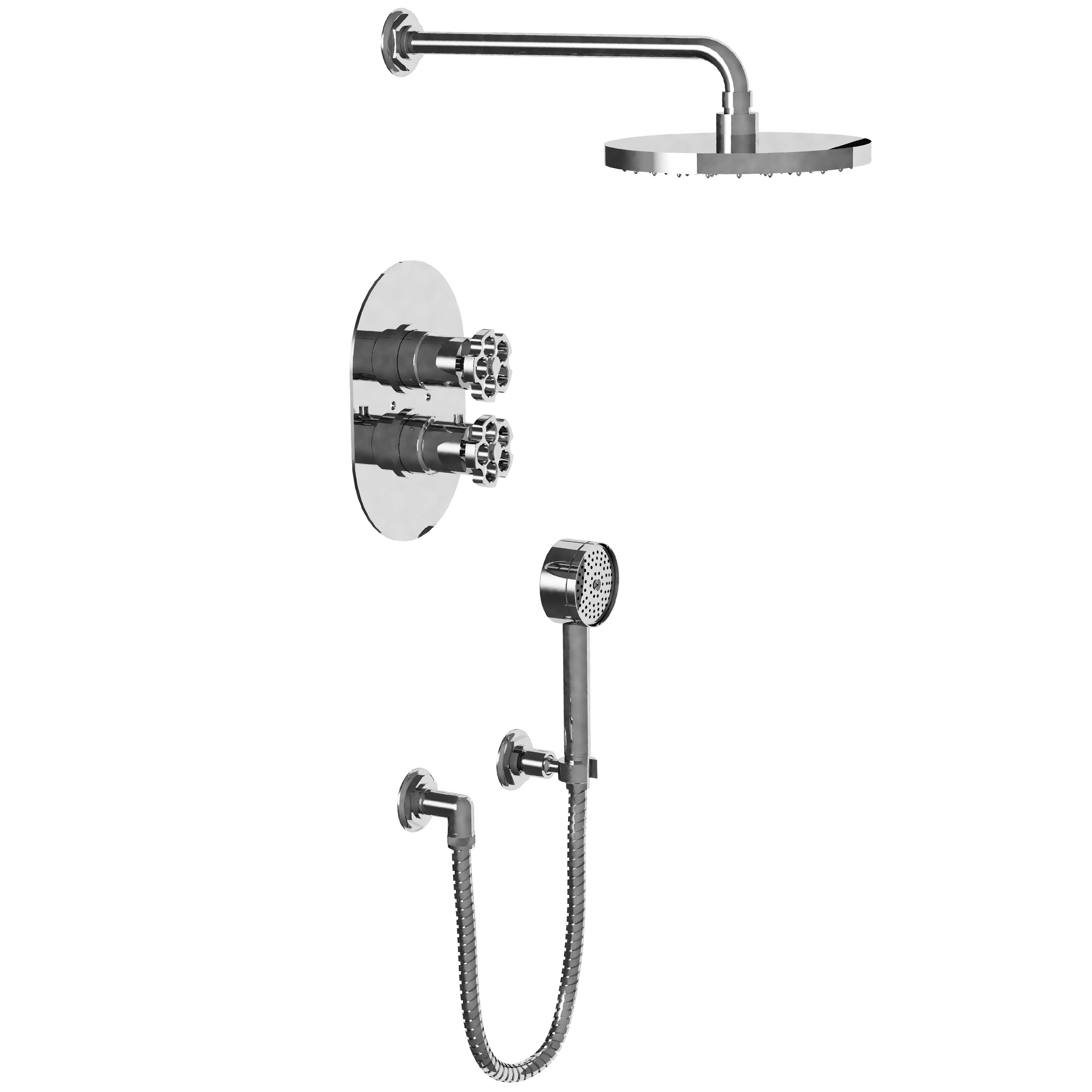M81-2308T2 Thermostatic shower mixer package